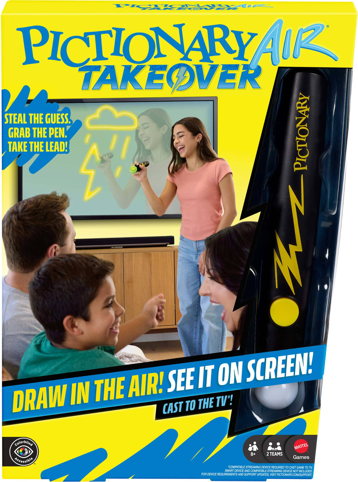 Mattel Games Pictionary Air: Takeover [Electronic Game] Ages 8+