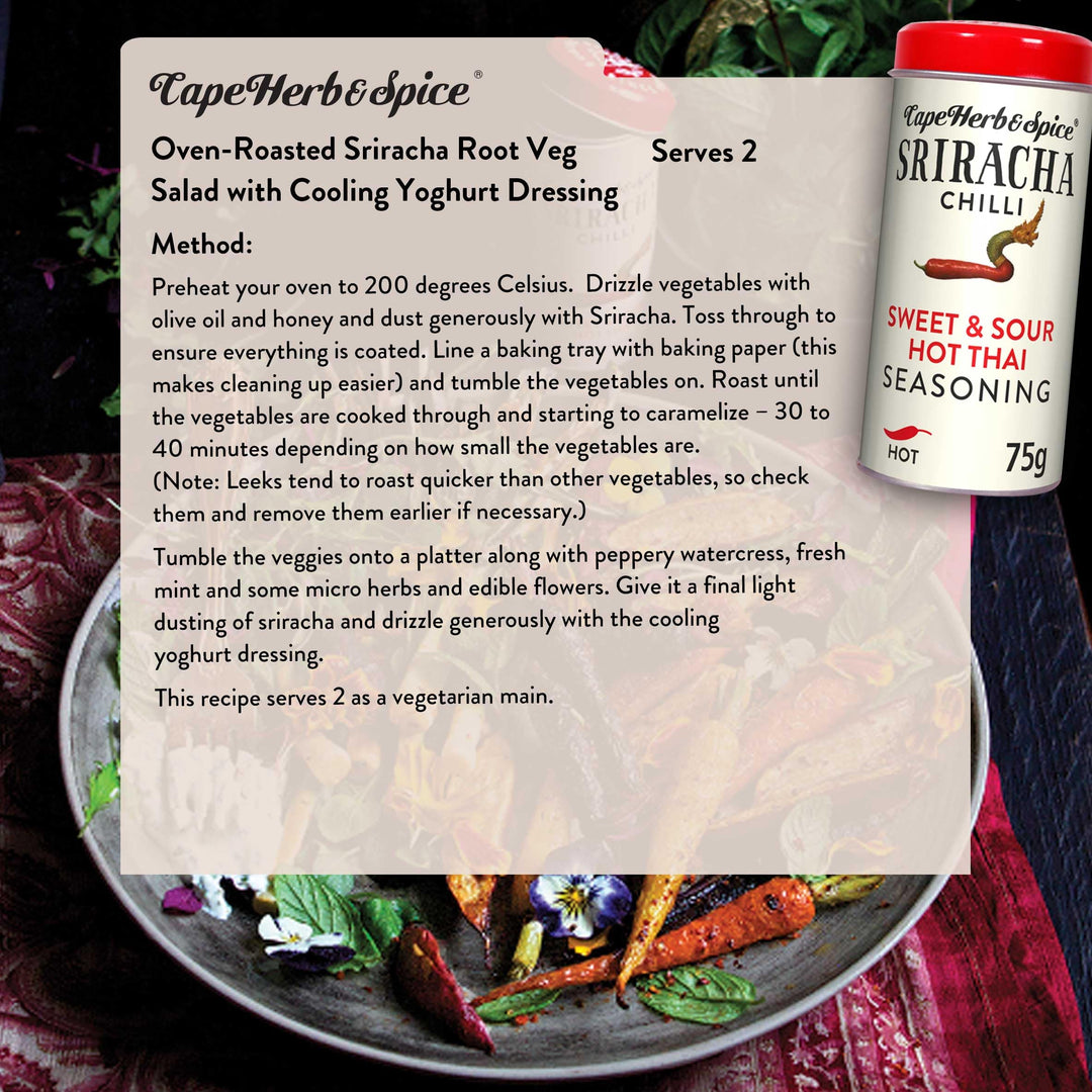 Cape Herb & Spice - Sriracha Chilli Sweet & Sour Hot Thai Seasoning Condiment