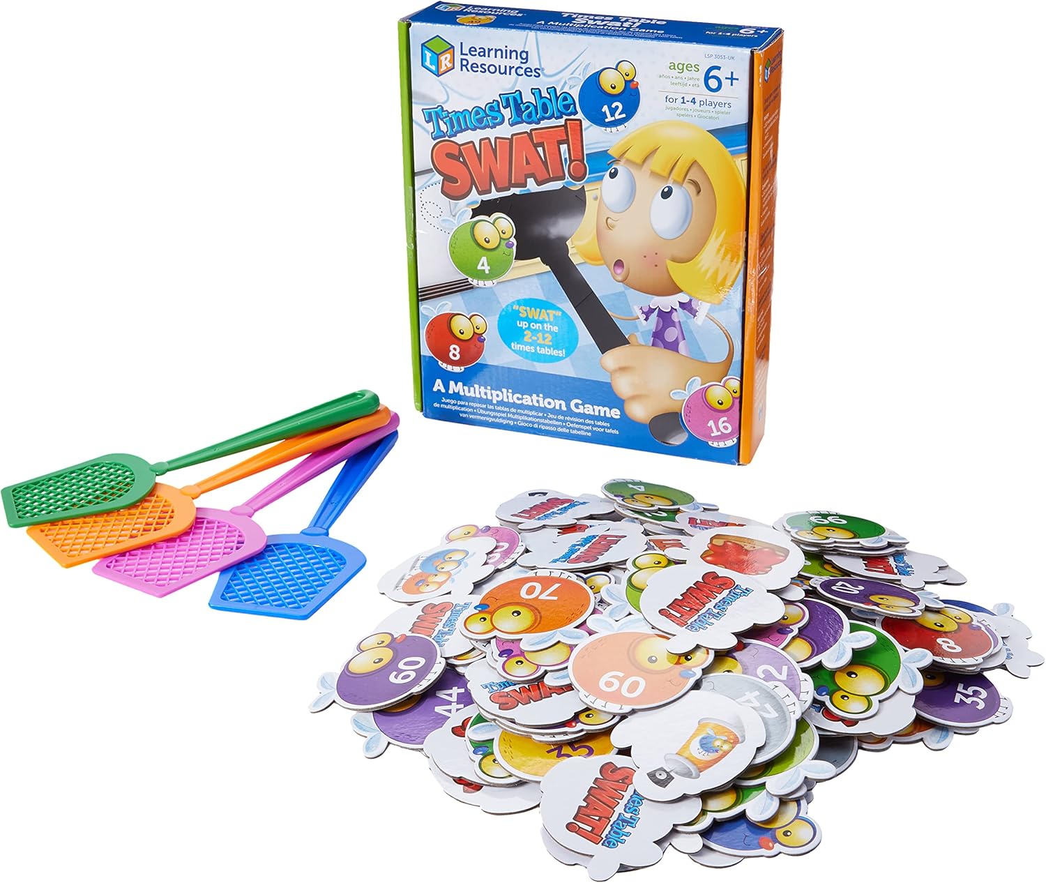 Learning Resources Times Table Swat - Educational Multiplication Game for Ages 6+ 1