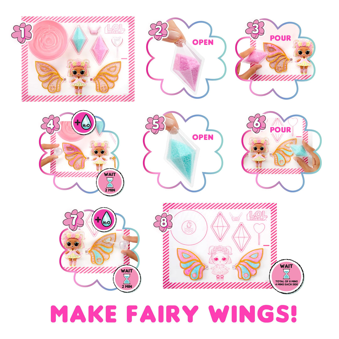 L.O.L. Surprise! Fairies Tots - 8 Collectible Dolls with Customizable Fairy Wings