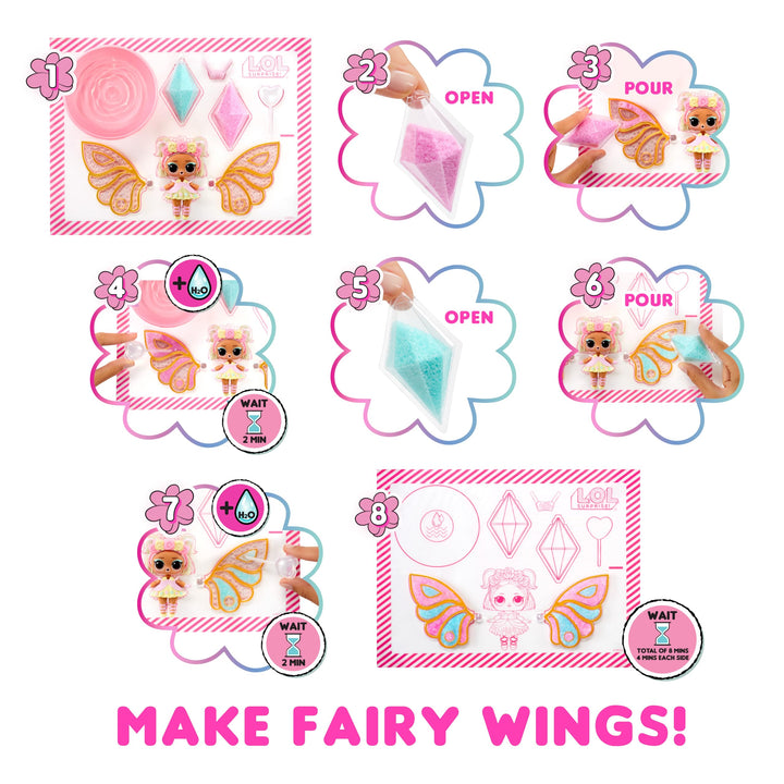 L.O.L. Surprise! Fairies Tots - 8 Collectible Dolls with Customizable Fairy Wings