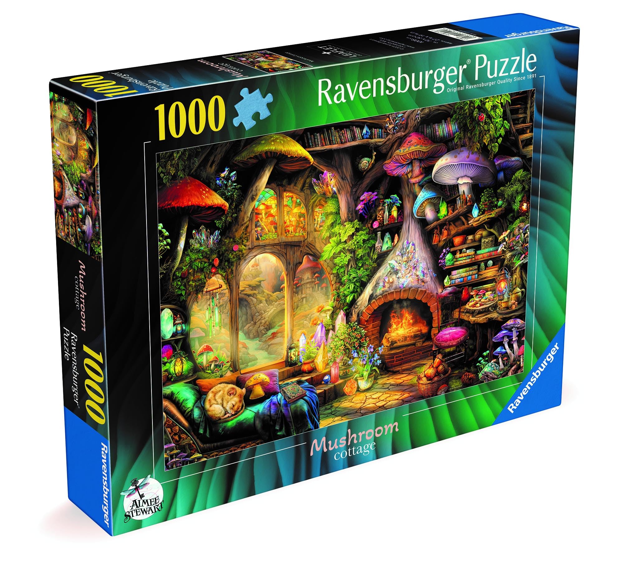 Ravensburger Mushroom Cottage Jigsaw Puzzle - 1000 Pieces | 70 x 50 cm | Age 12+ 2