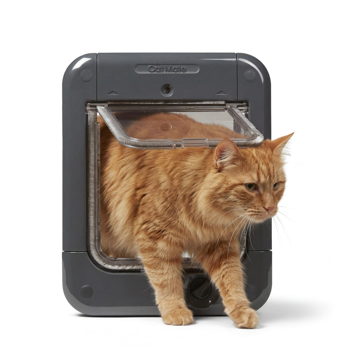 Cat Mate 360G Microchip Activated Cat Flap - Grey | Up to 30 Cats | Weather Resistant