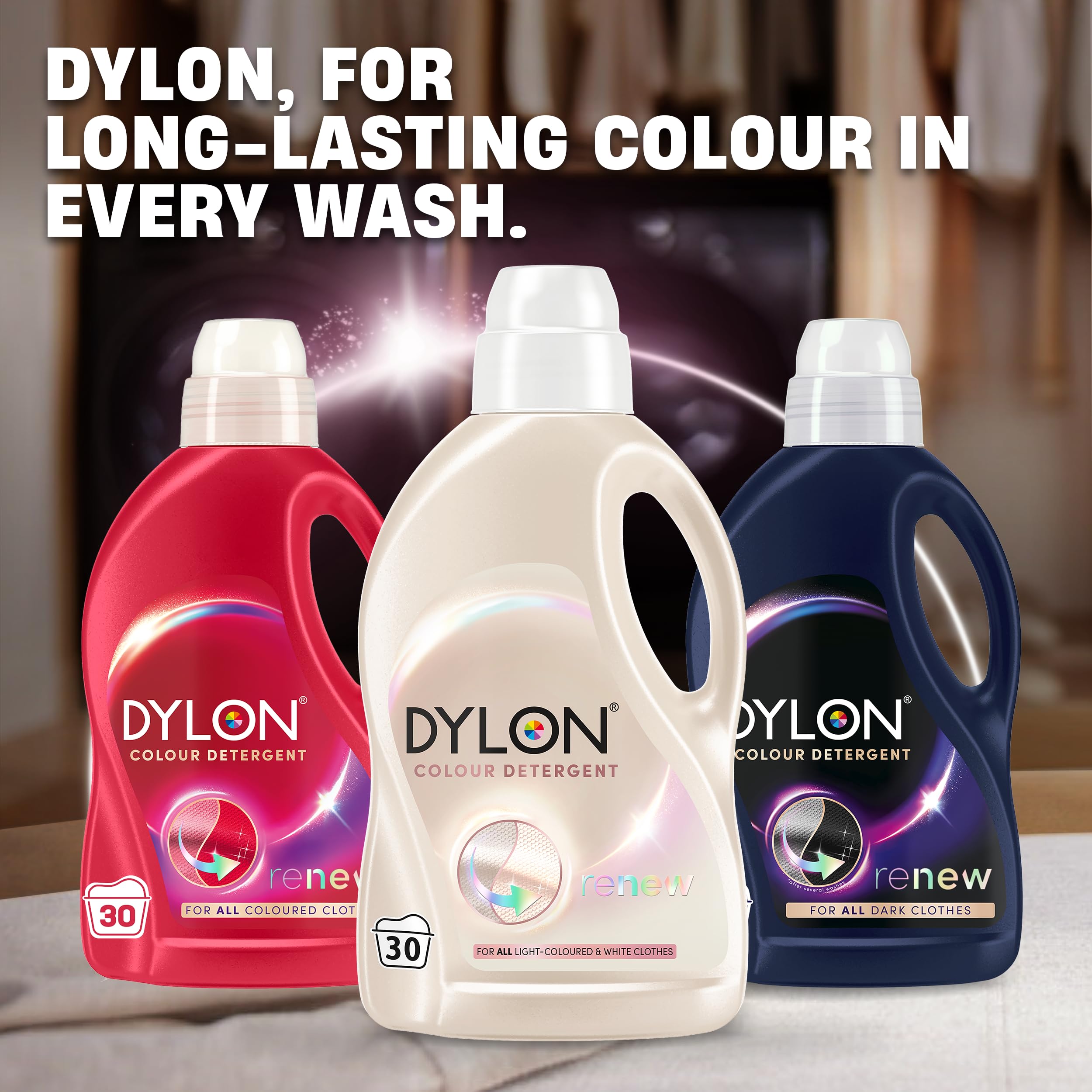 Dylon Light and White Liquid Laundry Detergent - Brightening, 1.5L (30 WL) 6