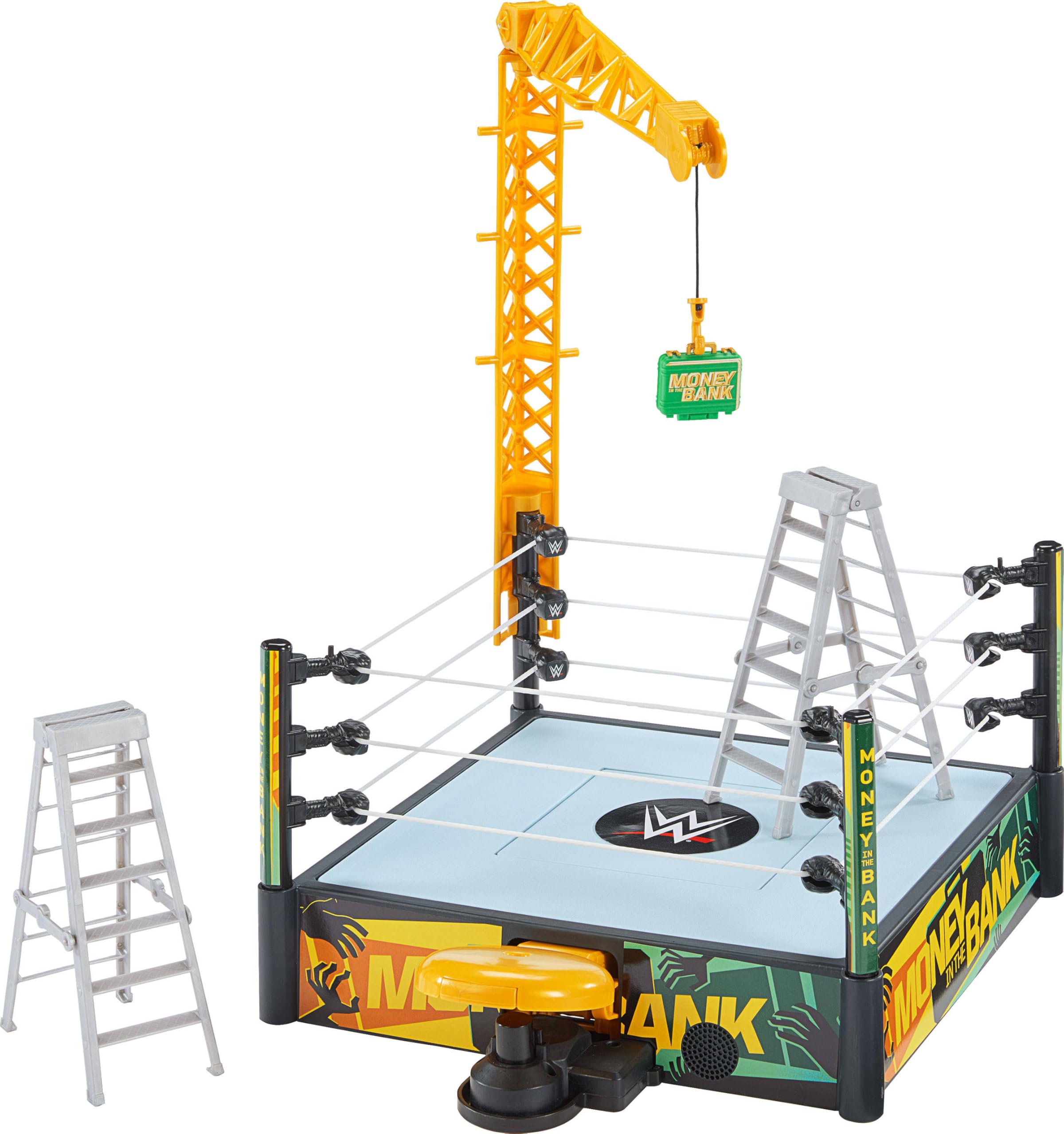 WWE Money In The Bank Cash-In Ring Playset - 2 Play Modes, 40+ Sounds, Ages 6+ 1
