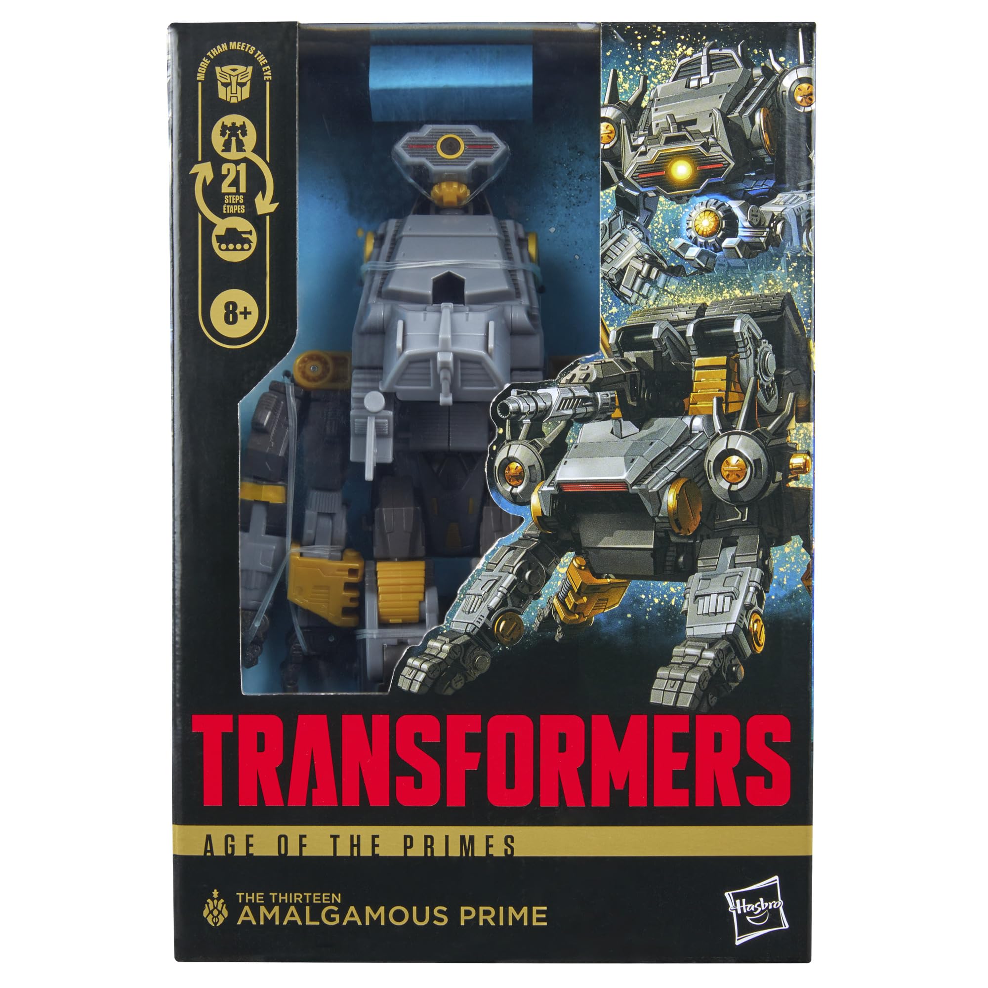Transformers Age of the Primes Voyager Class Amalgamous Prime Action Figure | 5.5-Inch | 21 Steps 2