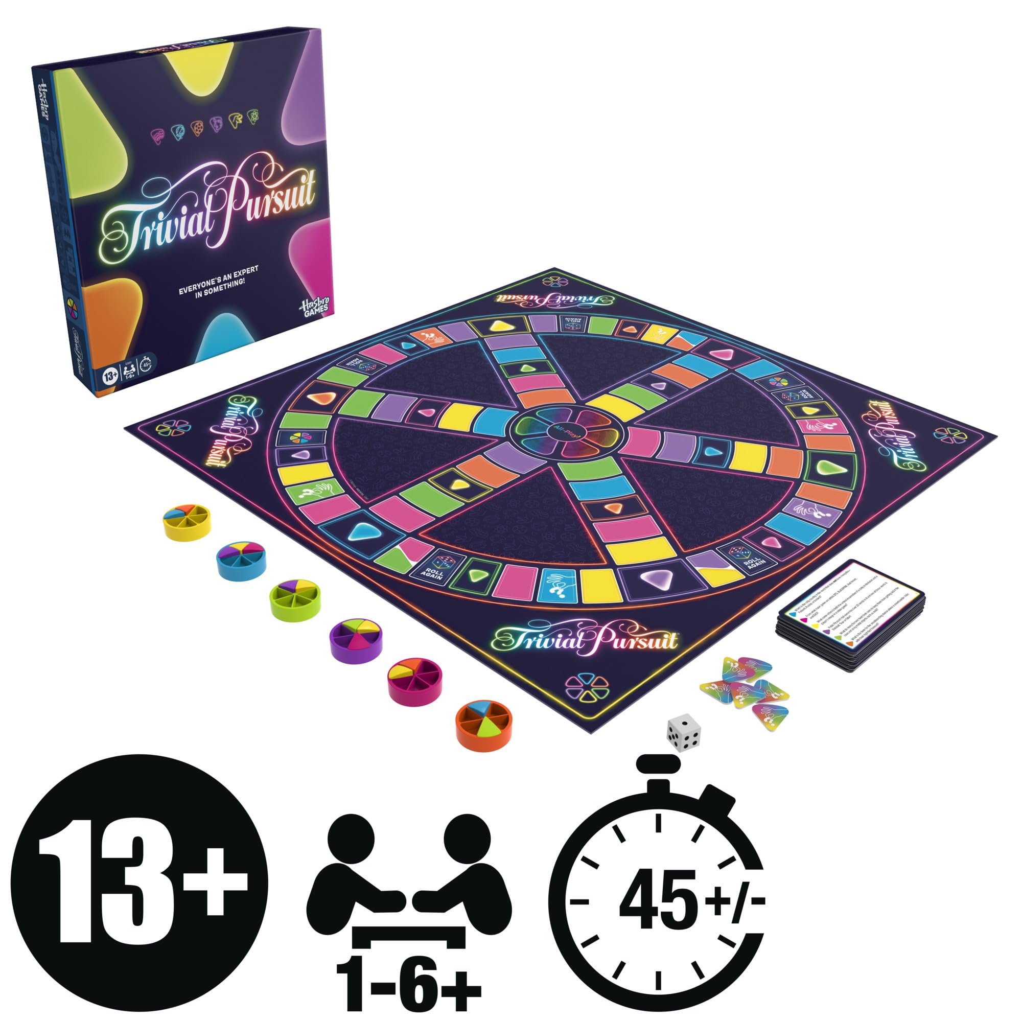 Hasbro Gaming Trivial Pursuit 2026 Edition Board Game - 1-6+ Players, Ages 13+ 2