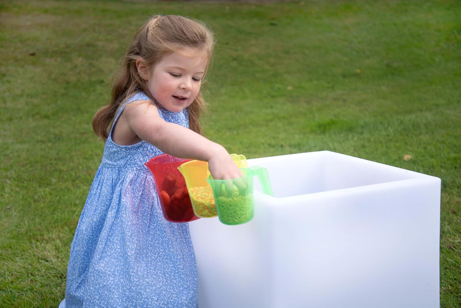 TickiT Translucent Colour Nesting Jugs - 3-Piece Sand & Water Play Set for Toddlers 12M+ 10