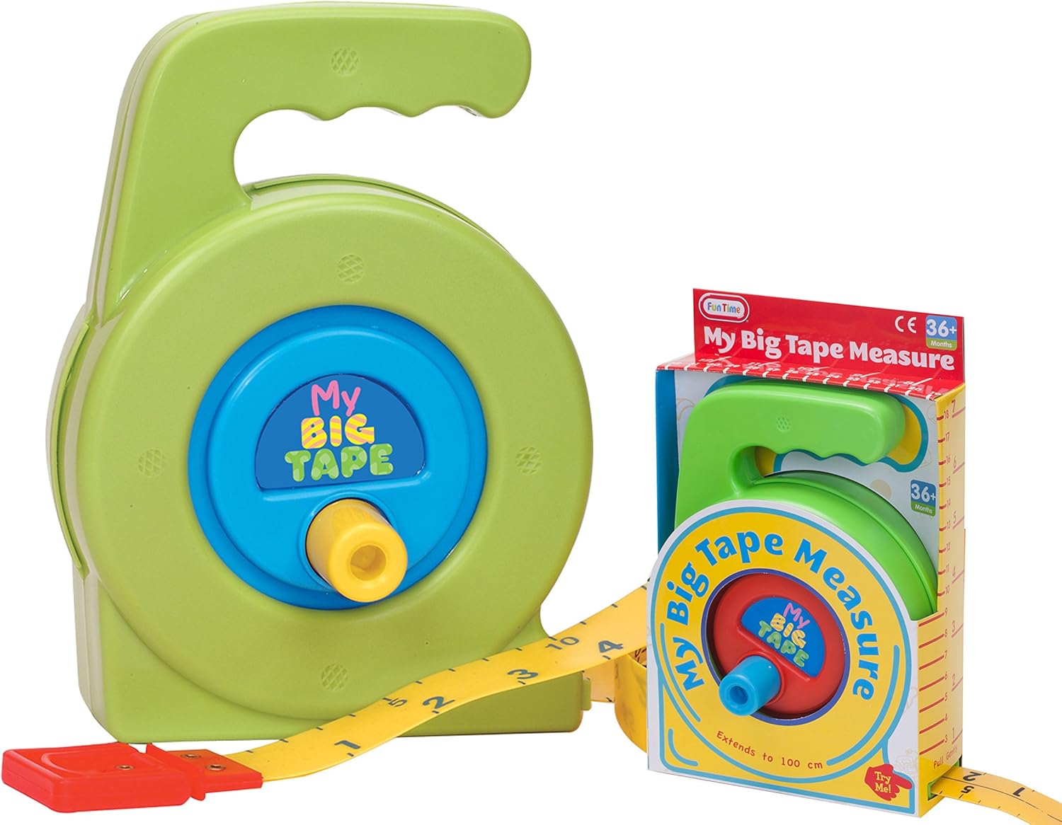 Funtime 55875 Tape Measure - Educational Measuring Toy for Kids 3+ 1