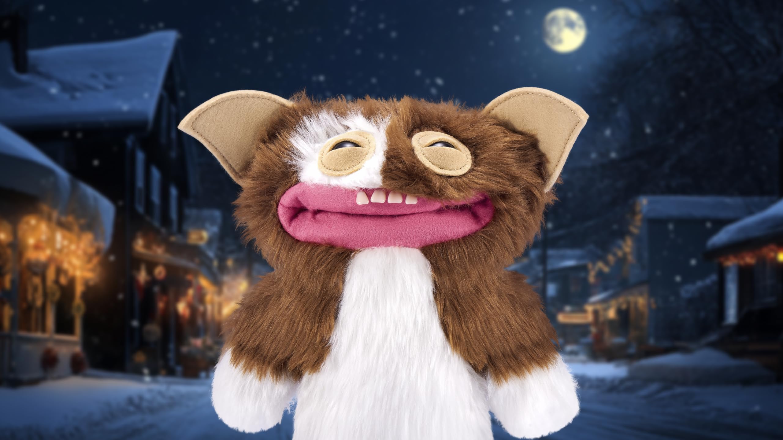 Fuggler x The Gremlins Gizmo Plush Toy - 9" Collectible Ugly Monster Plush for Kids 4+