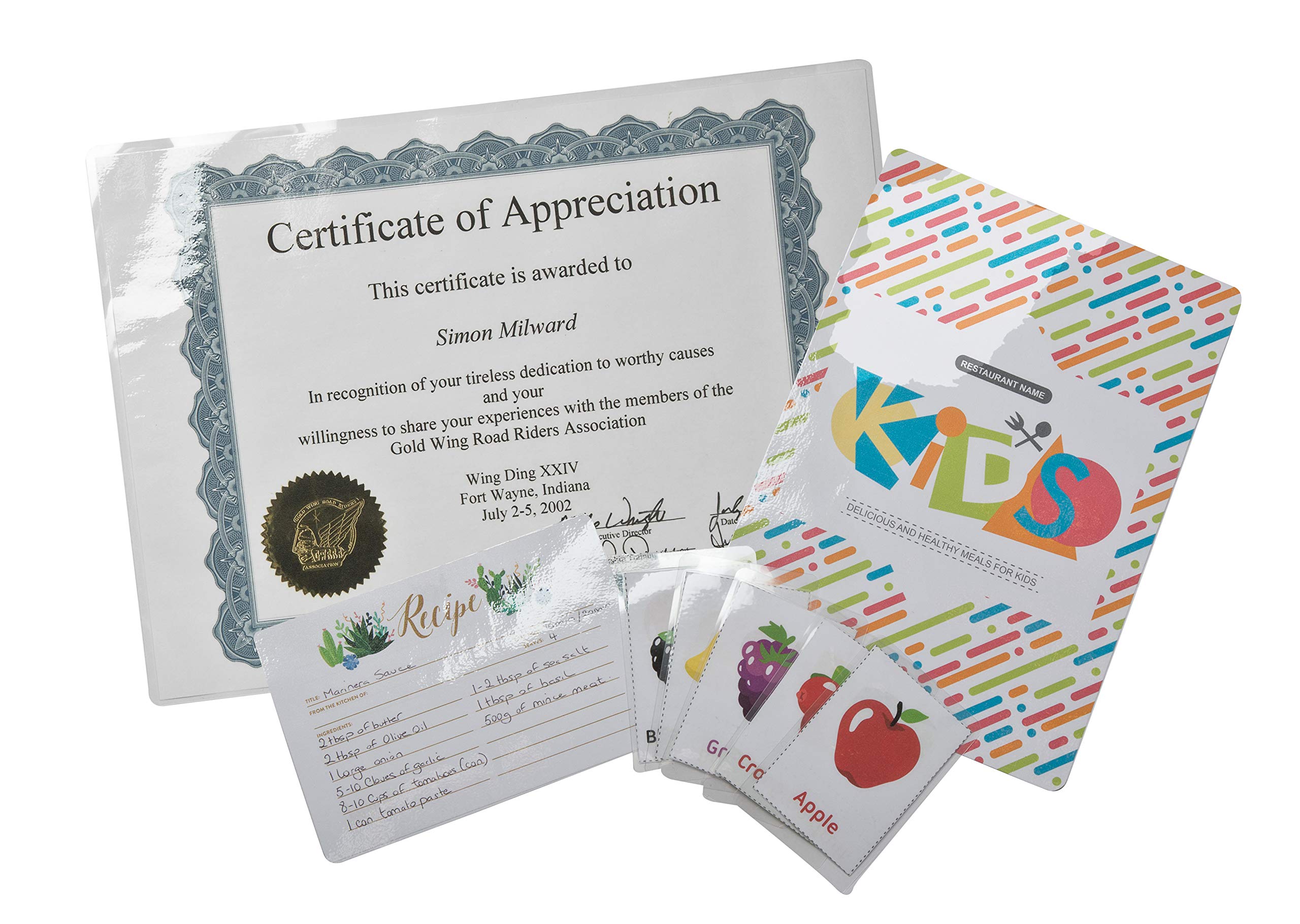deskit Laminating Pouches A4 Glossy 100 Microns 120 Sheets Clear Protection 4