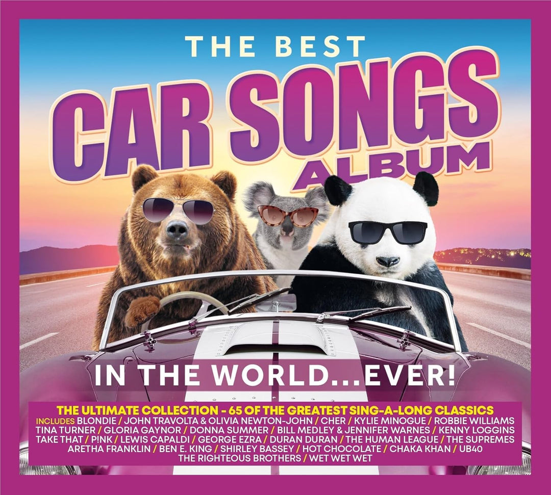 The Best Car Songs Album In The World... Ever! - 3CD Collection of Classic Sing-Along Hits for Road Trips