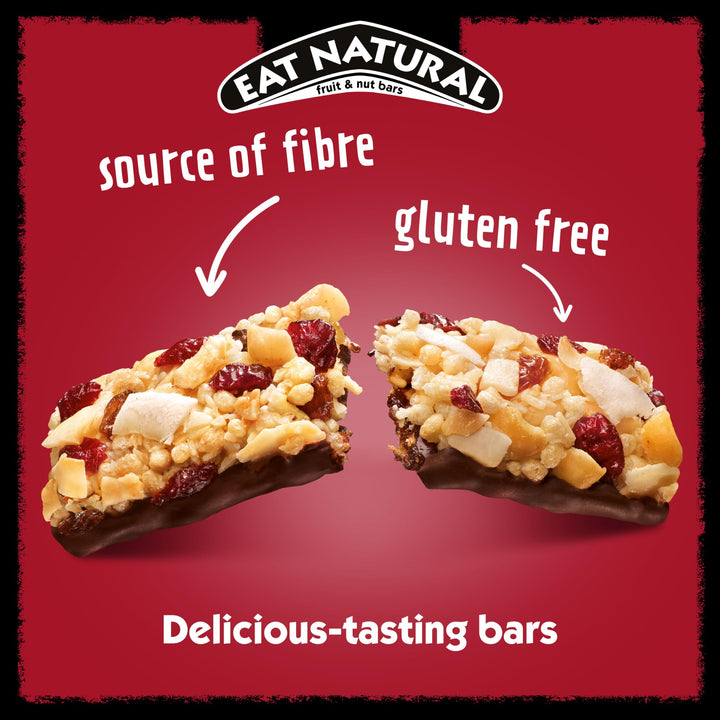 Eat Natural - Dark Chocolate with Cranberries & Macadamias Fruit & Nut Bars