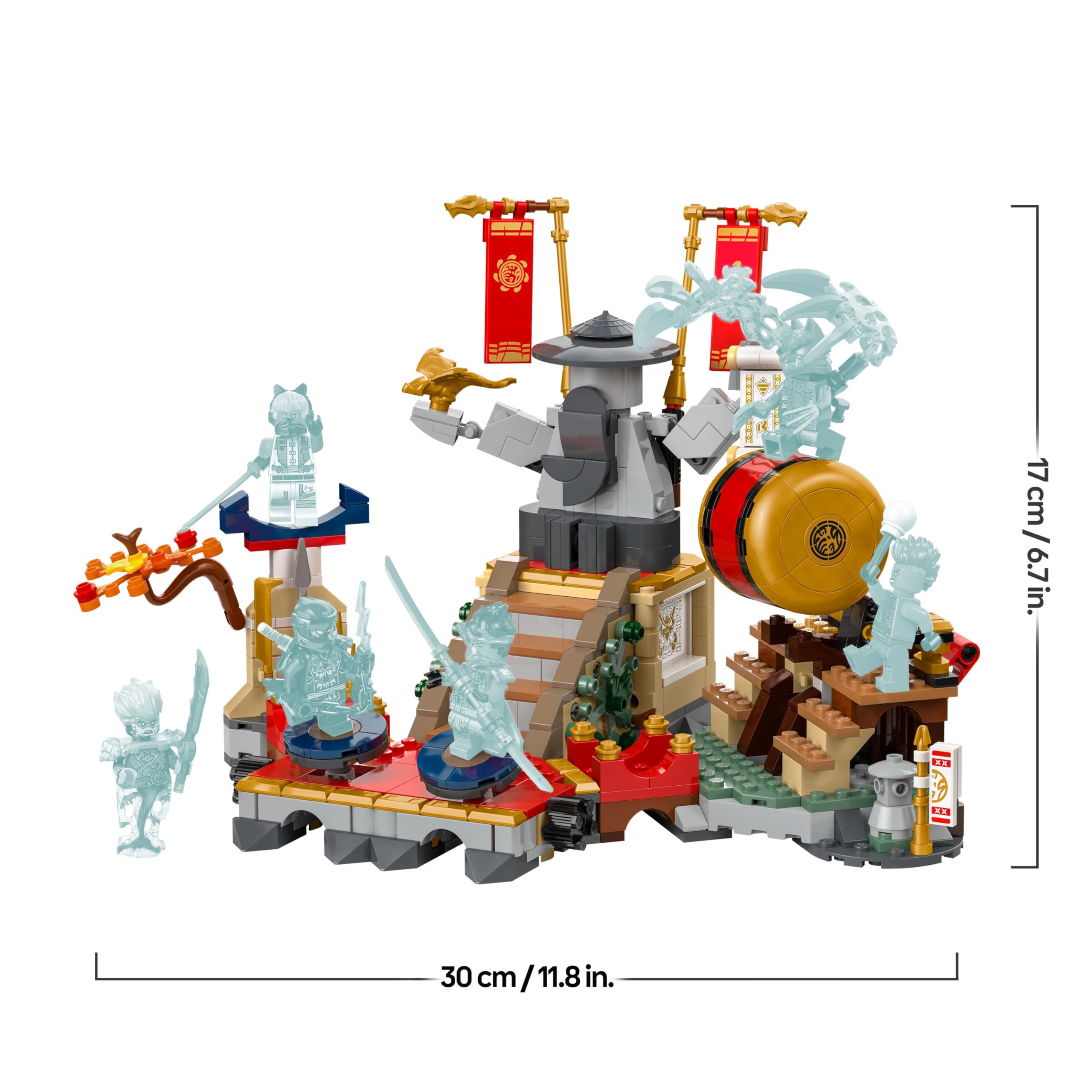 LEGO NINJAGO Tournament Battle Arena Set 71818 | 6 Minifigures including Jay & Kai | Ages 7+ 9