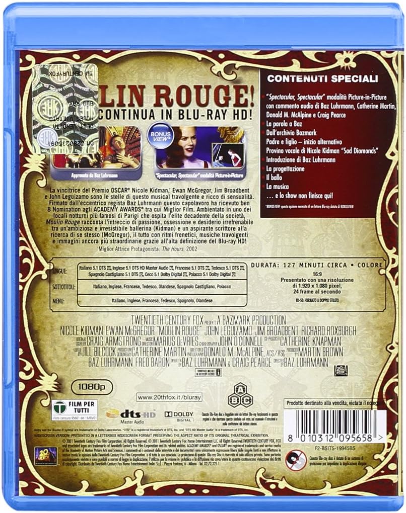 Moulin Rouge! (2001) - DVD & Blu-ray [Blu-Ray]