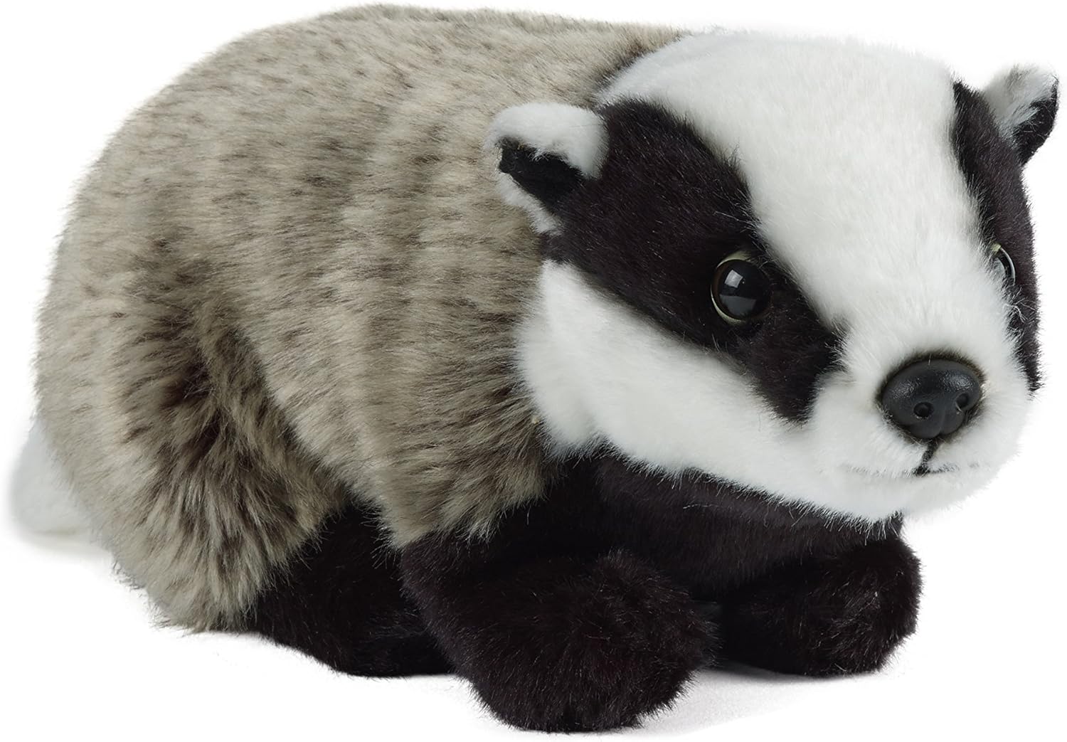 Living Nature Soft Toy - Realistic Badger Plush (27cm) 1