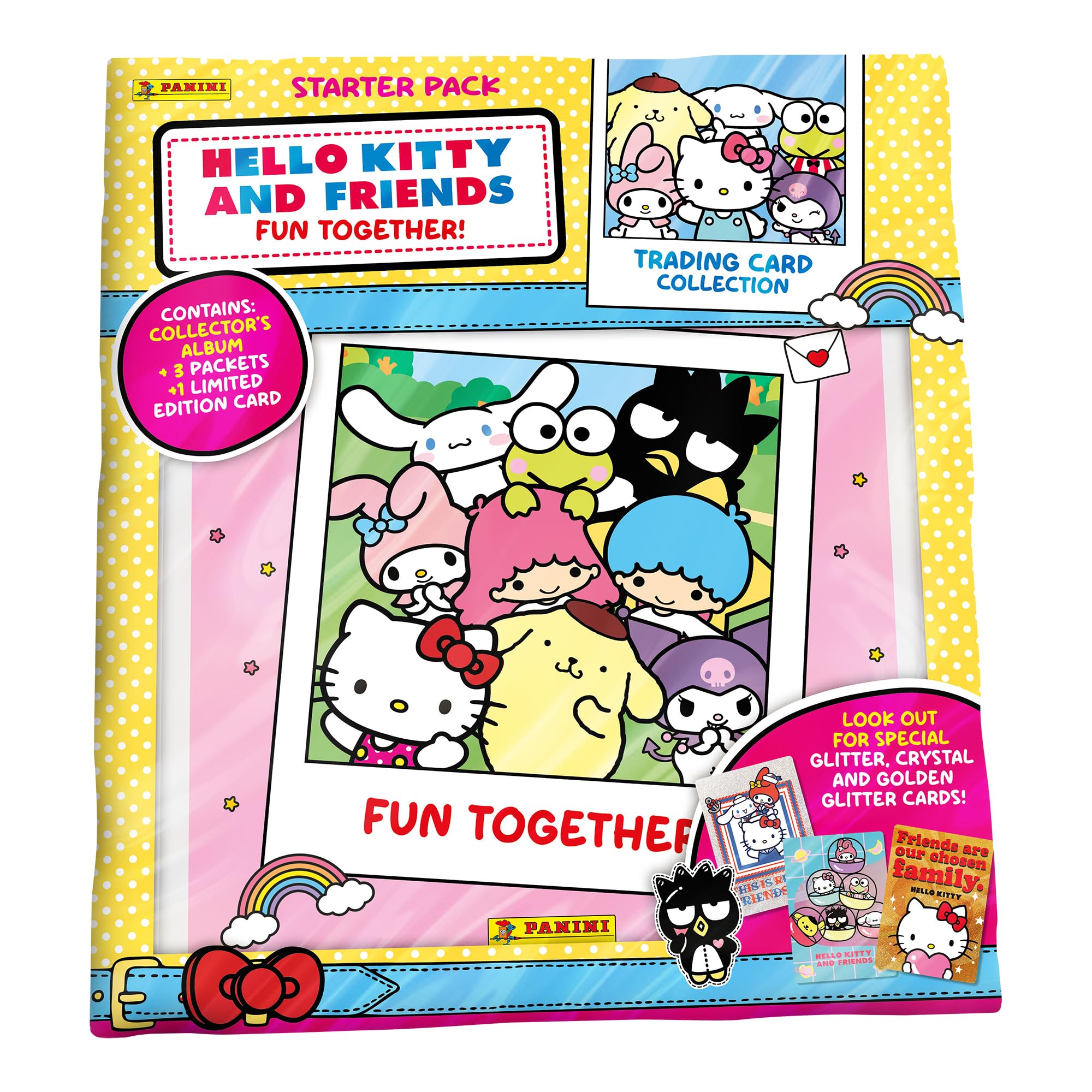 Panini Hello Kitty & Friends Premium Trading Card Collection Starter Pack