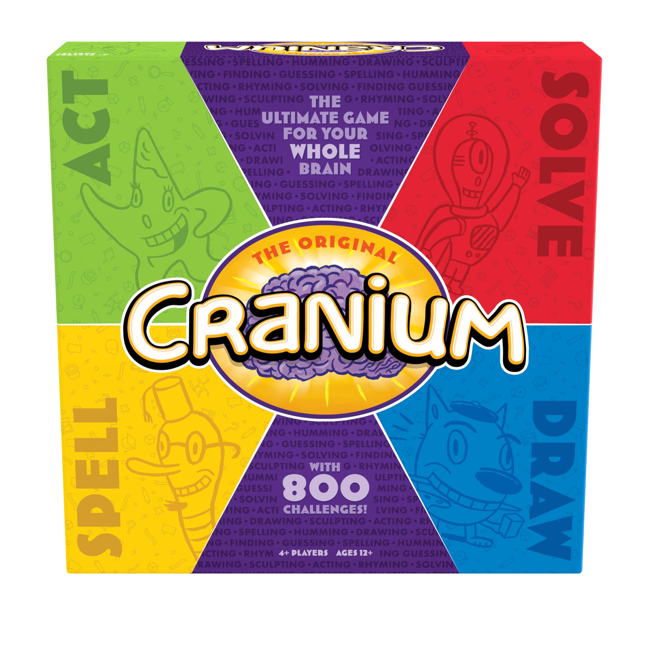 Goliath Cranium: Original Board Game - Spell, Solve, Act & Draw Your Way to Victory 1