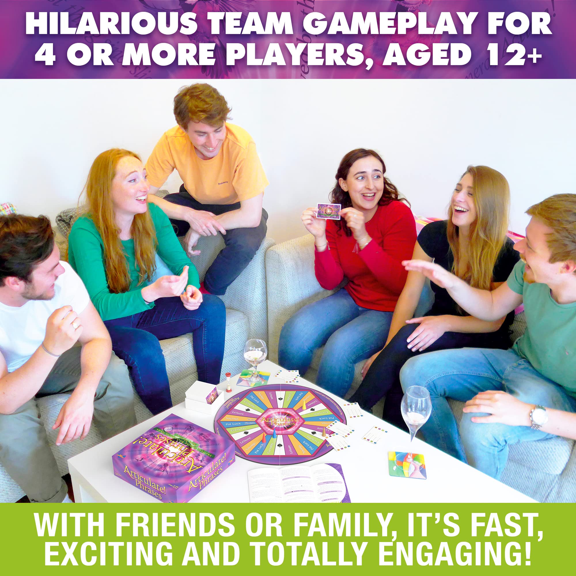 Drumond Park Articulate Phrases Family Board Game - Fast Talking Description Game for Adults & Teens 2