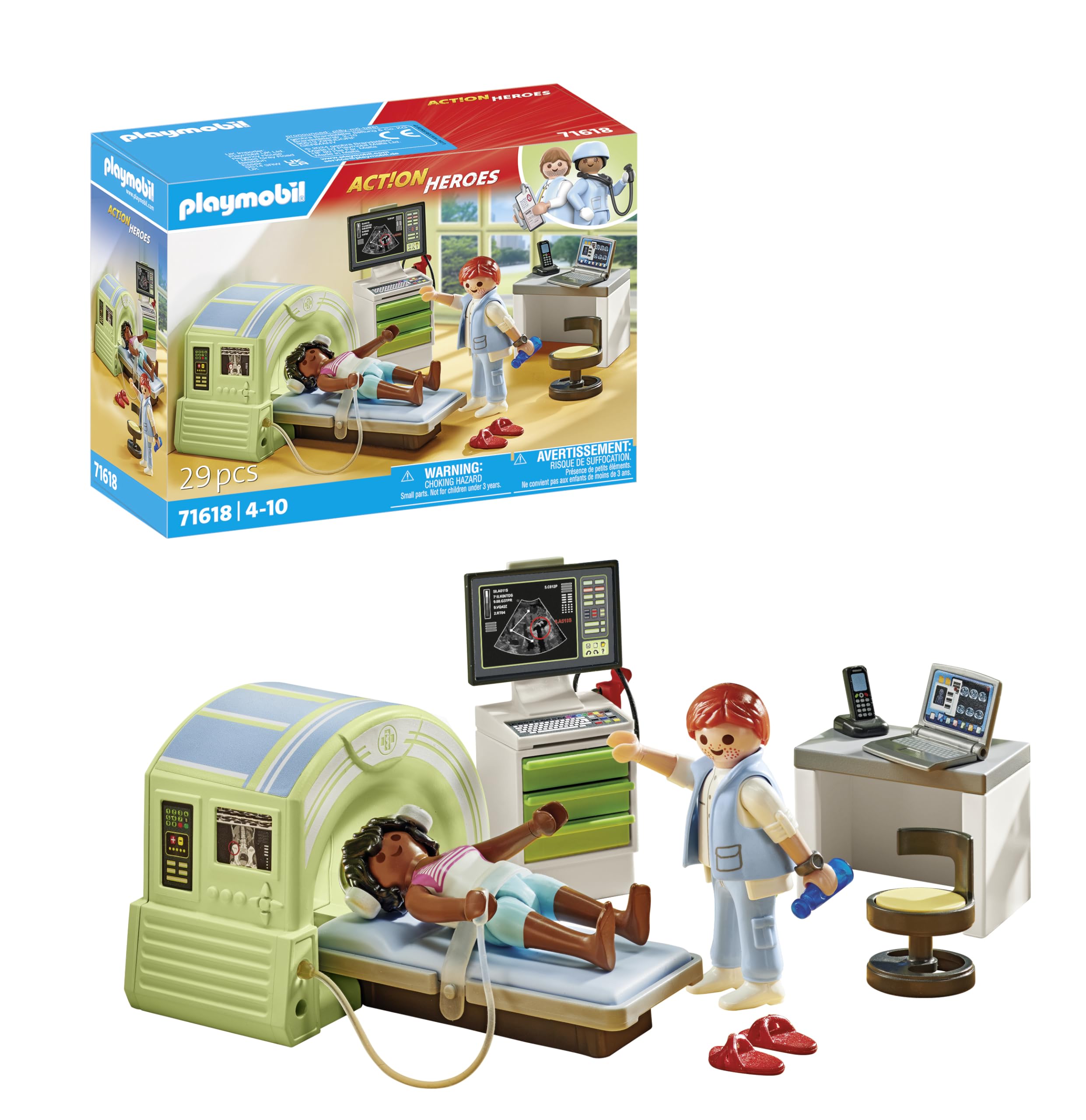 Playmobil Action Heroes MRI Playset 71618 | Ages 4+ | 2 Figures Included 1