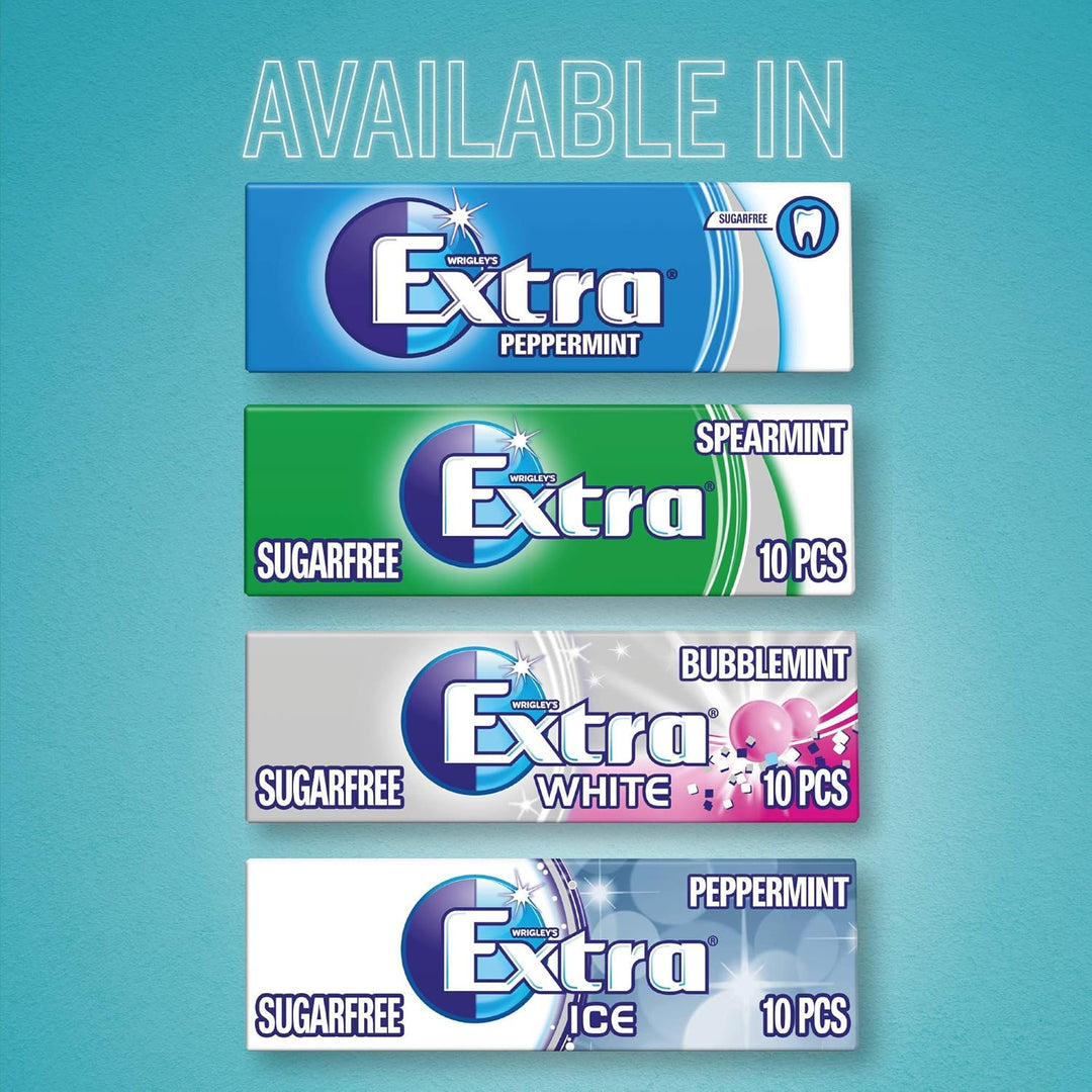 Extra - Cool Breeze Sugar Free Chewing Gum, 30 Packs of 10 Pieces (300 Pieces Total)