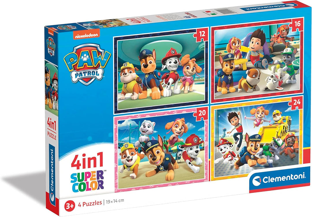 Clementoni Paw Patrol 4-in-1 Jigsaw Puzzle (21513)