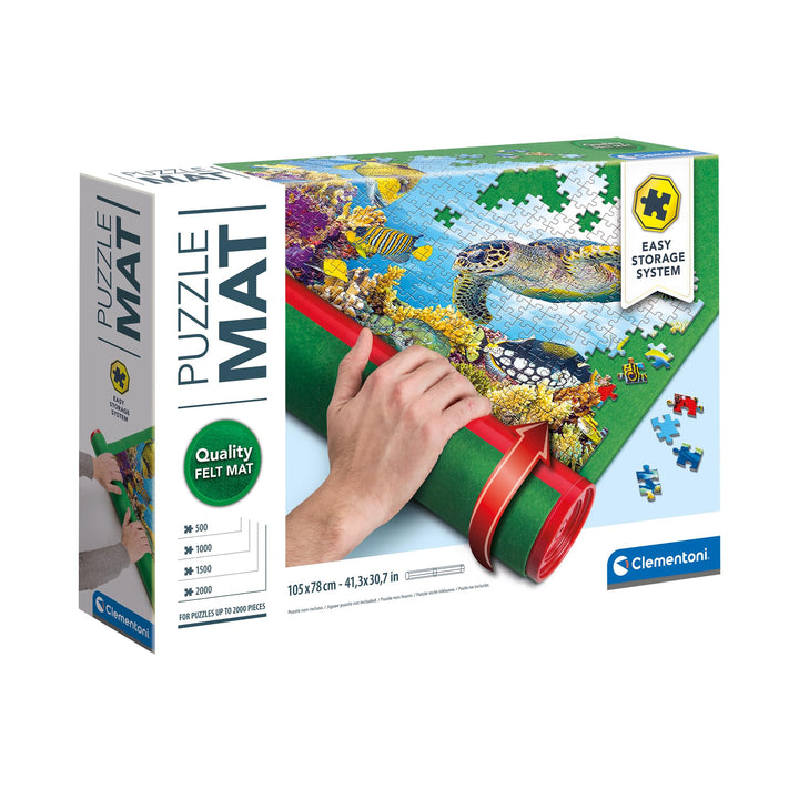 Clementoni Puzzle Mat - Portable Puzzle Storage for Up to 2000 Pieces, Ages 14+