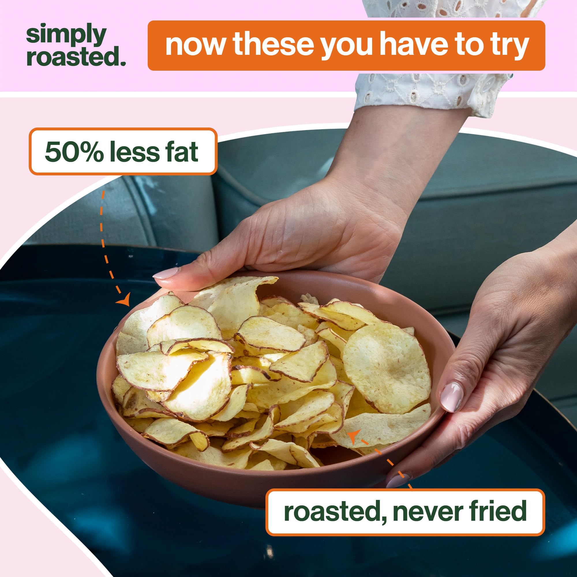 Simply Roasted Black Truffle Crisps - 12 x 21.5g Multipack | Roasted, Never Fried 3