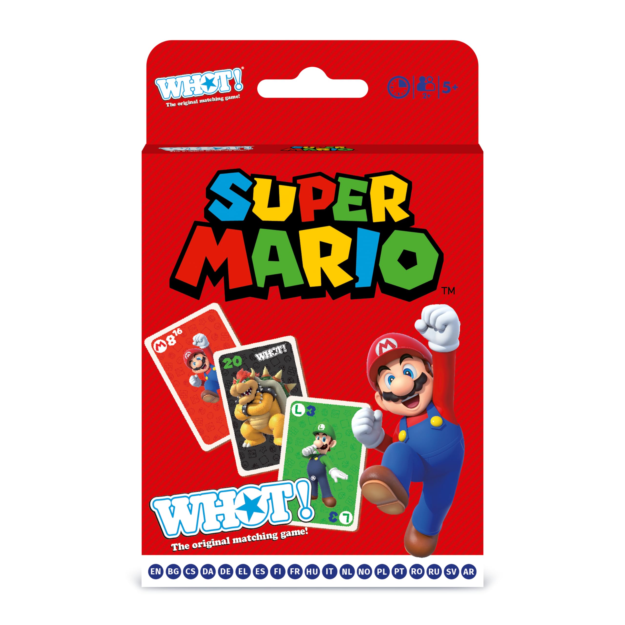 Winning Moves Super Mario WHOT! Card Game | Ages 6+ | English Edition 1