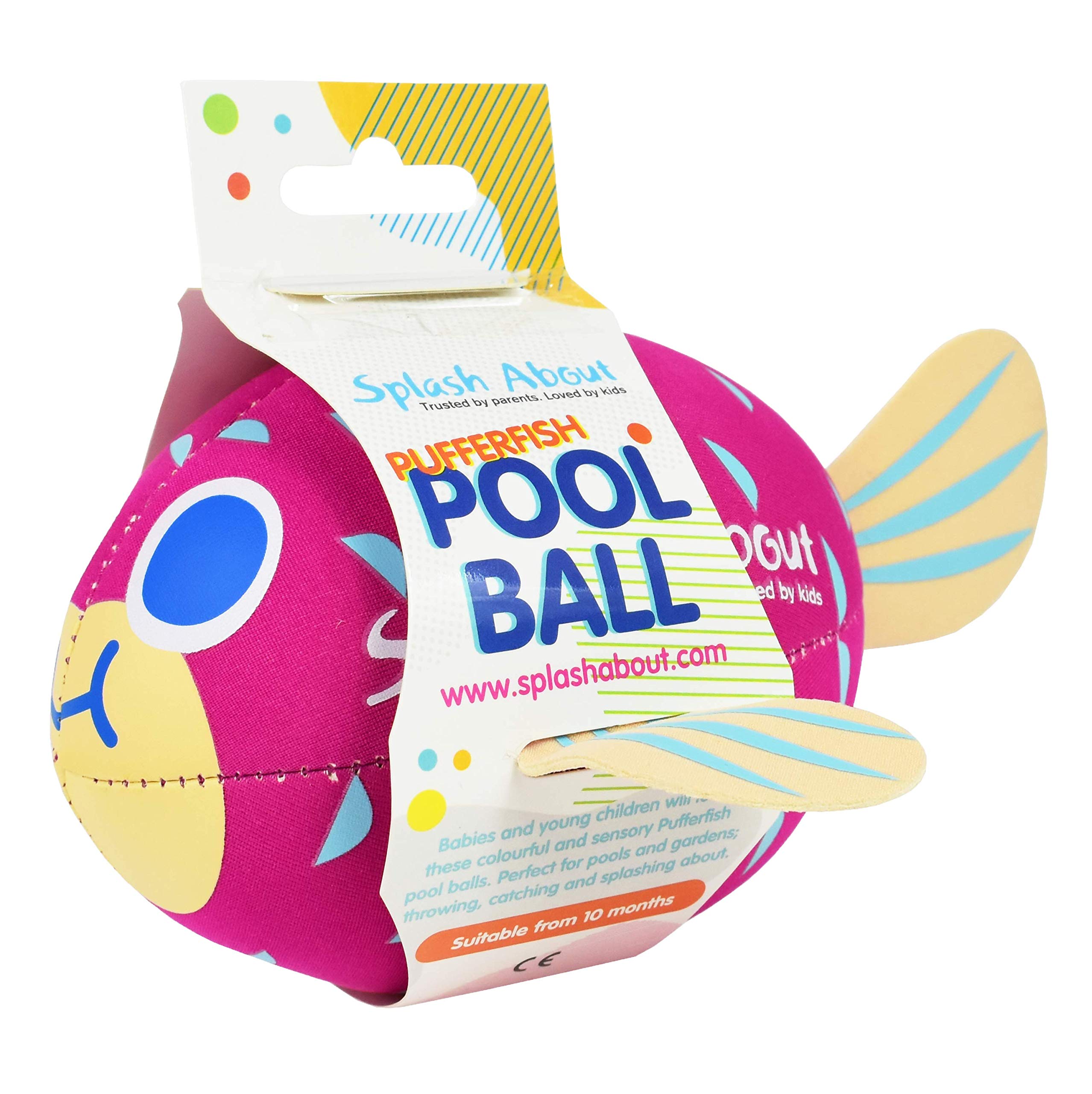 Splash About Neoprene Pufferfish Water Toy - Pool & Bath Play for Babies 2