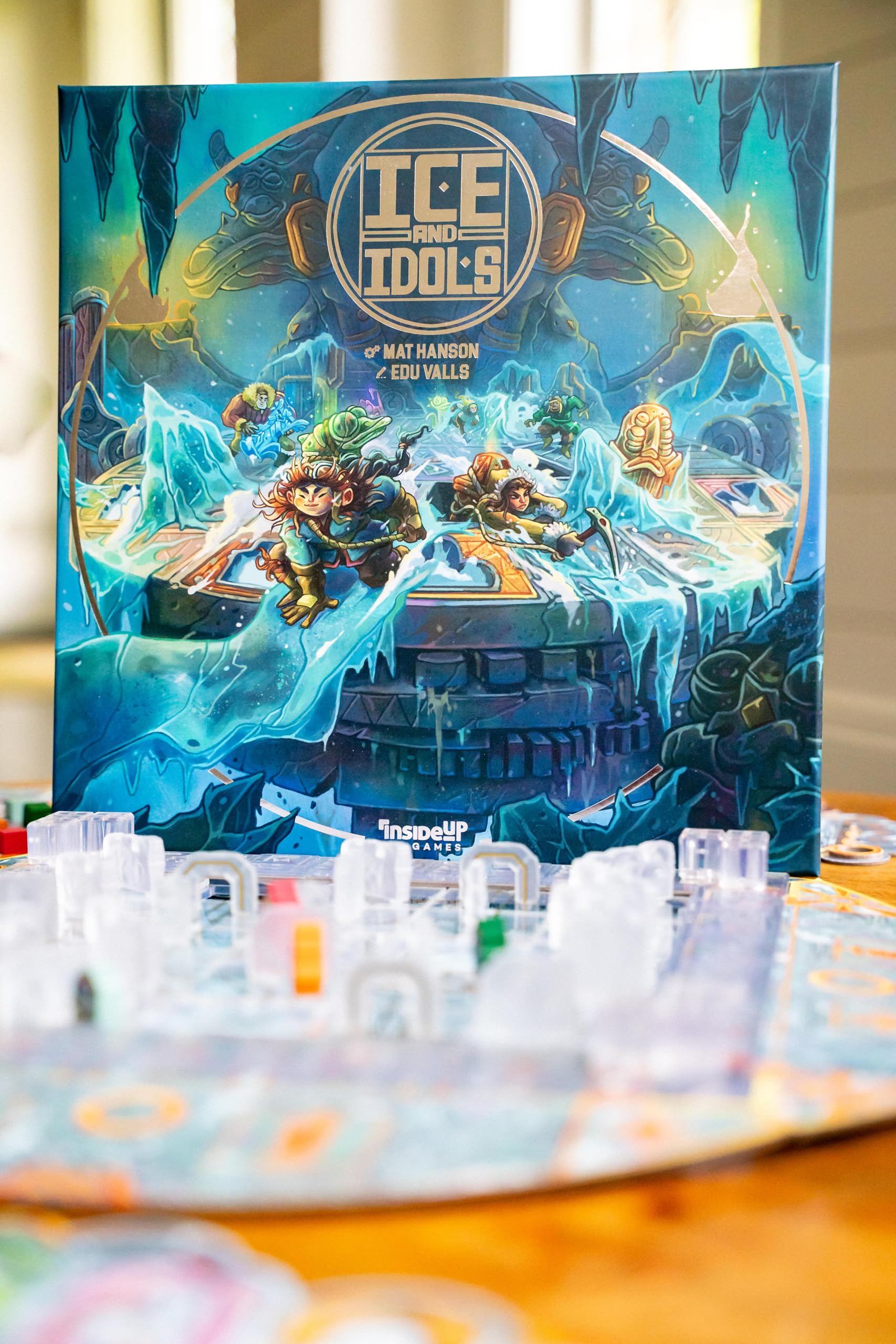 Inside Up Games Ice and Idols Board Game | Pick Up and Deliver, Strategy | 2-4 Players | 45 Min