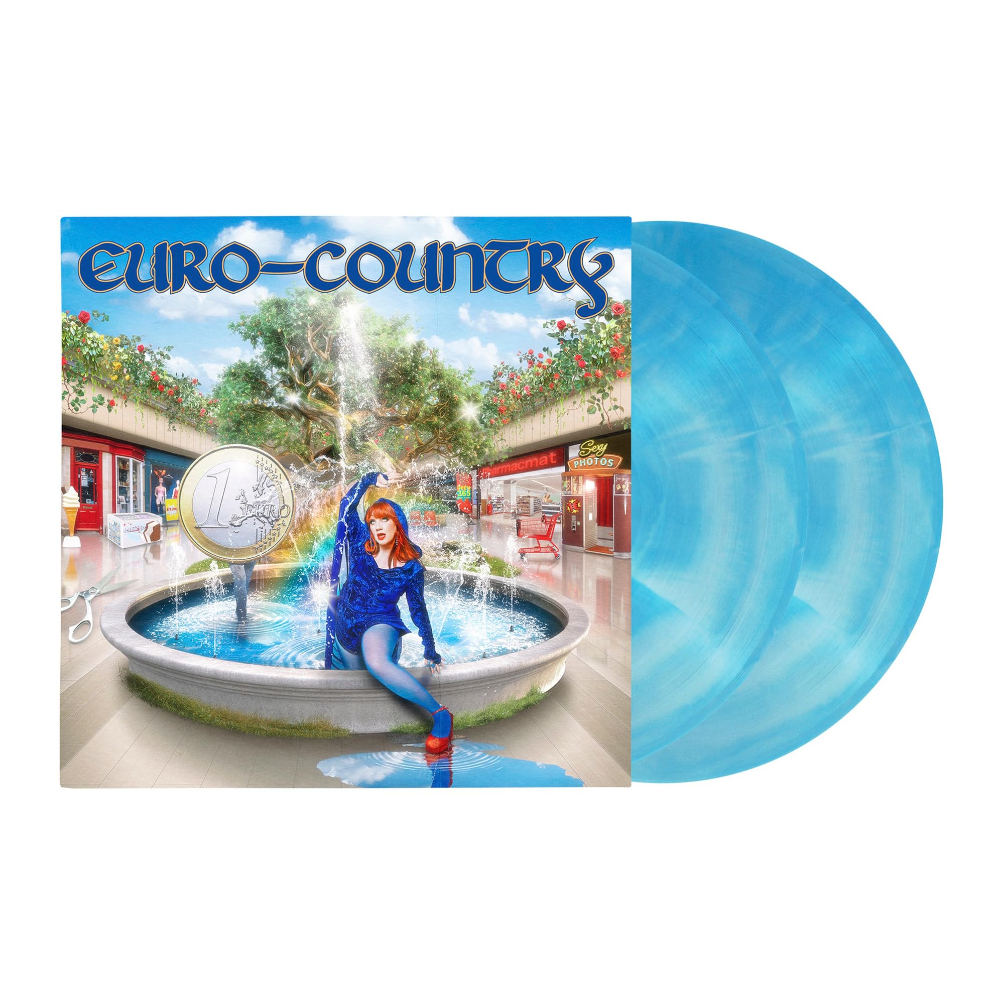 CMAT - EURO-COUNTRY [VINYL] Cloudy Blue