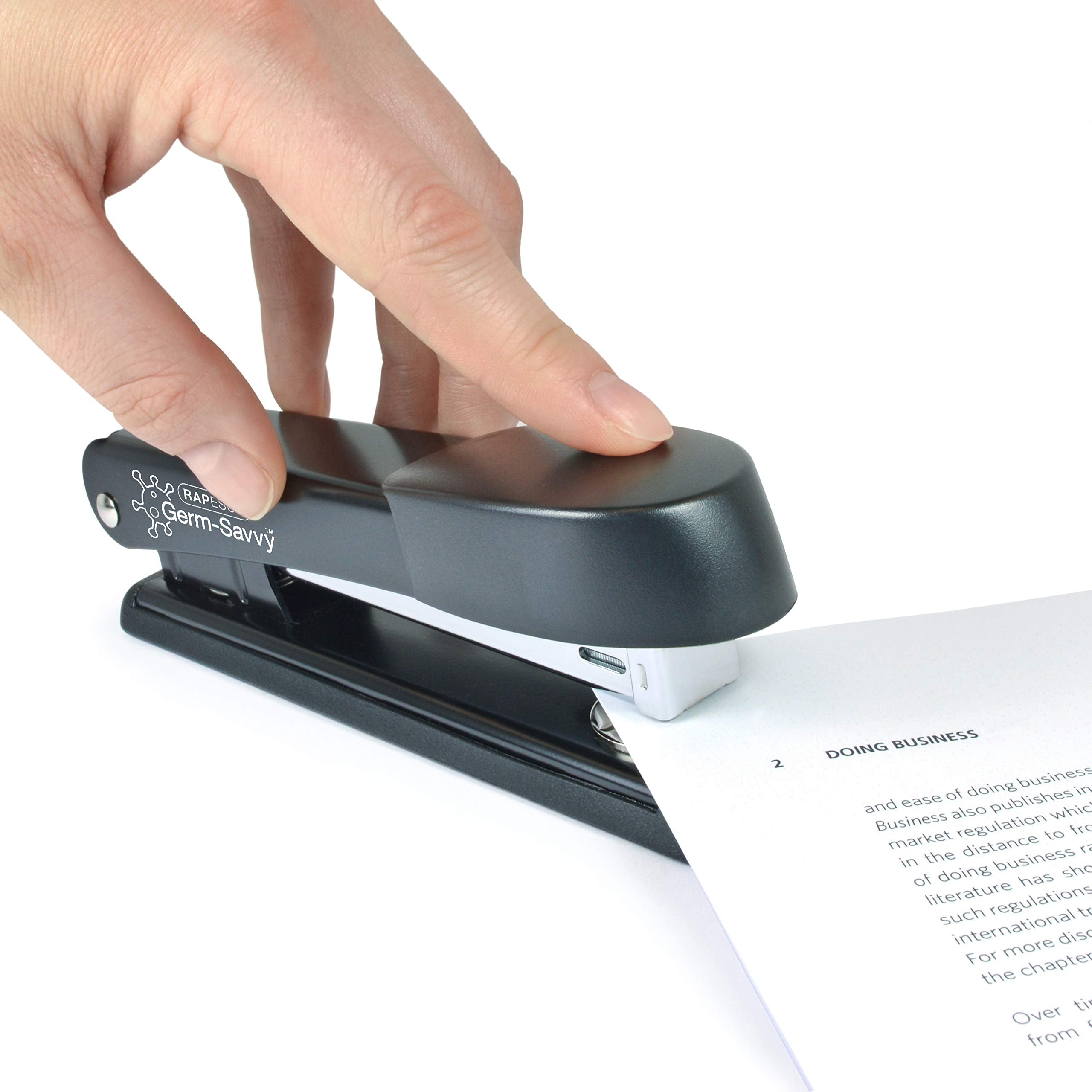 RAPESCO 1733 Business Pack - 6 Antibacterial Desktop Staplers | 25 Sheet Capacity 3