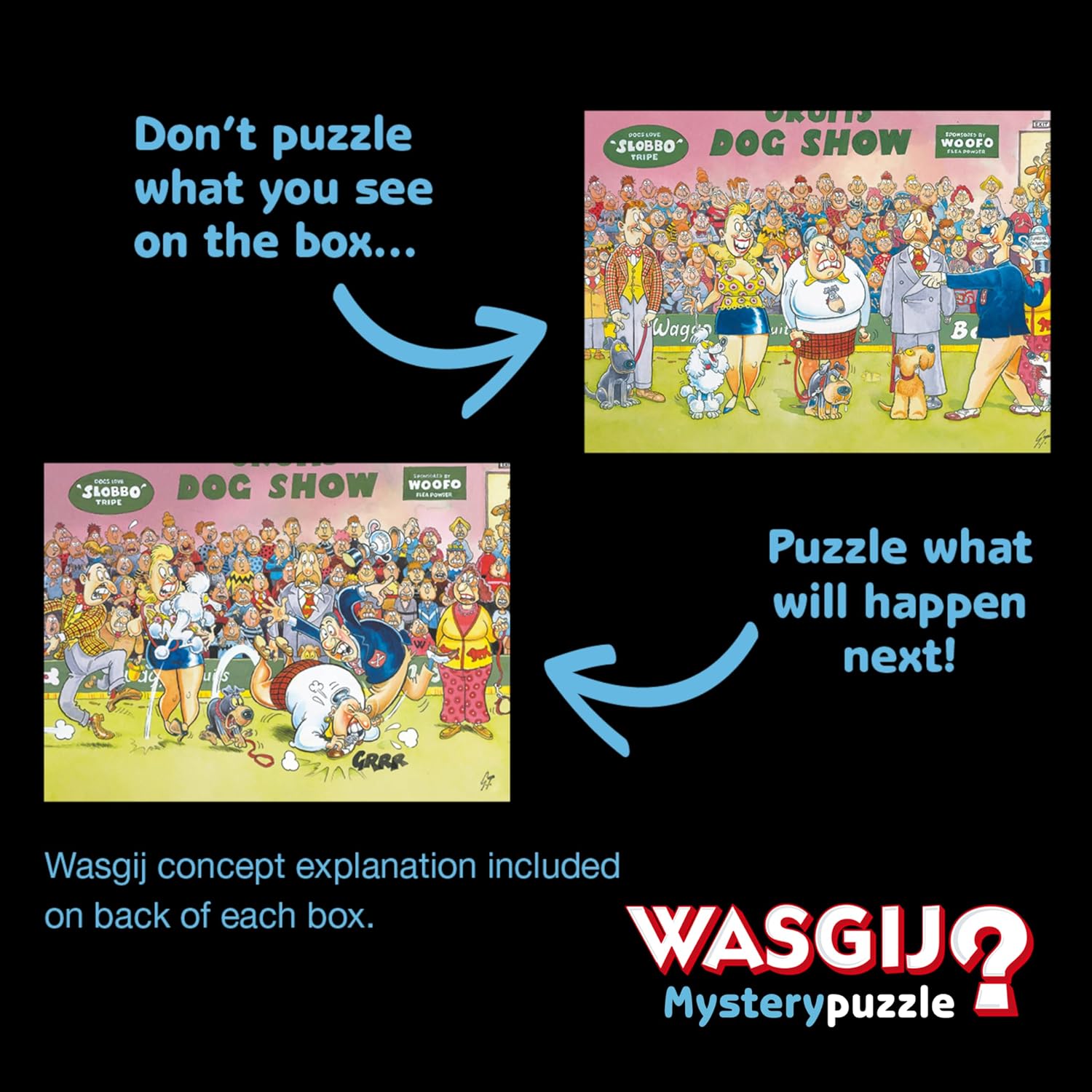 Wasgij Retro Mystery 8 - The Final Hurdle 1000-Piece Jigsaw Puzzle 2