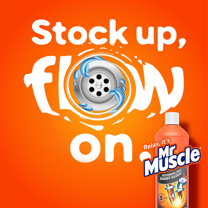 Mr Muscle - Power Gel Drain Unblocker Sink & Drain Cleaner