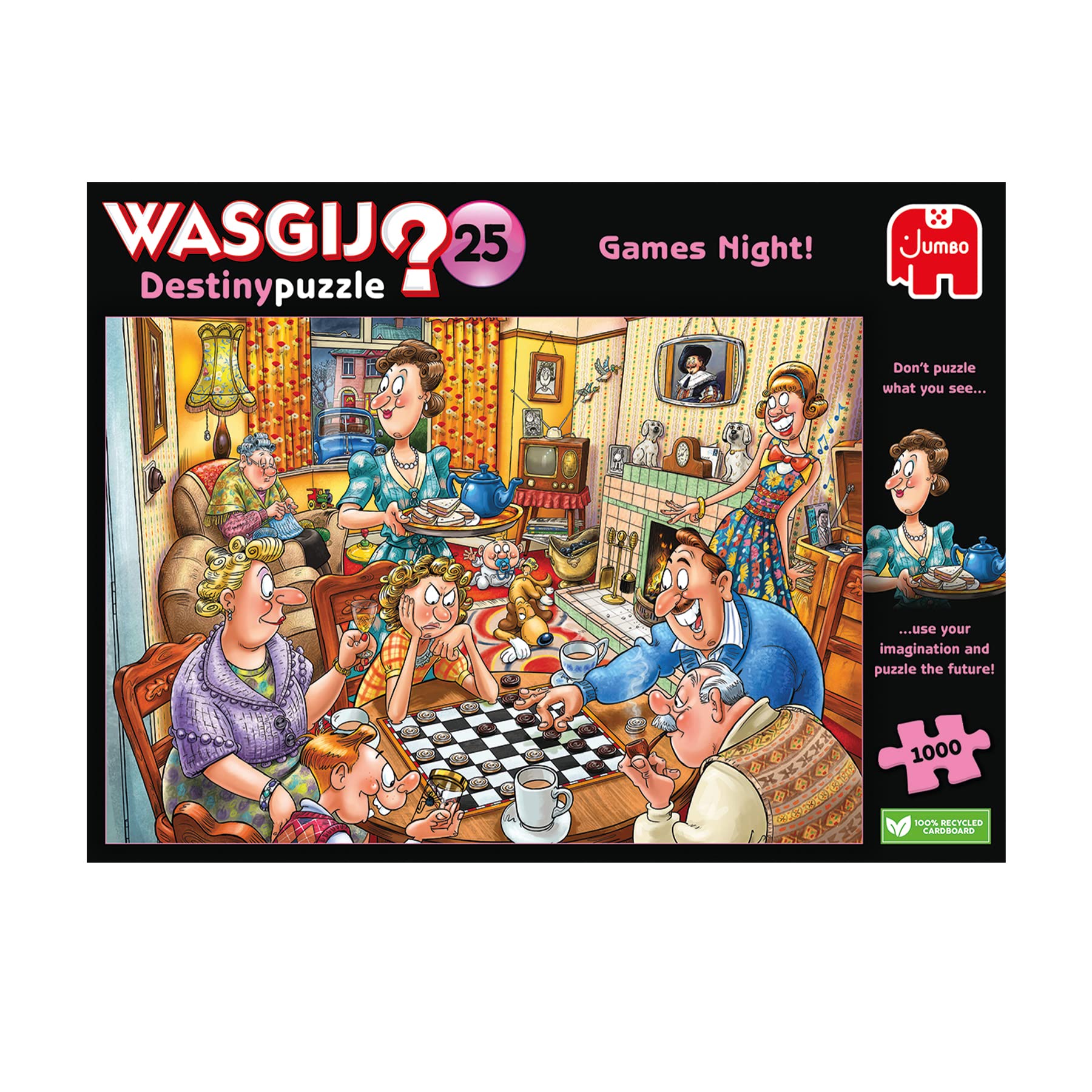 Wasgij Destiny 25: Games Night - 1000-Piece Puzzle for Adults 7