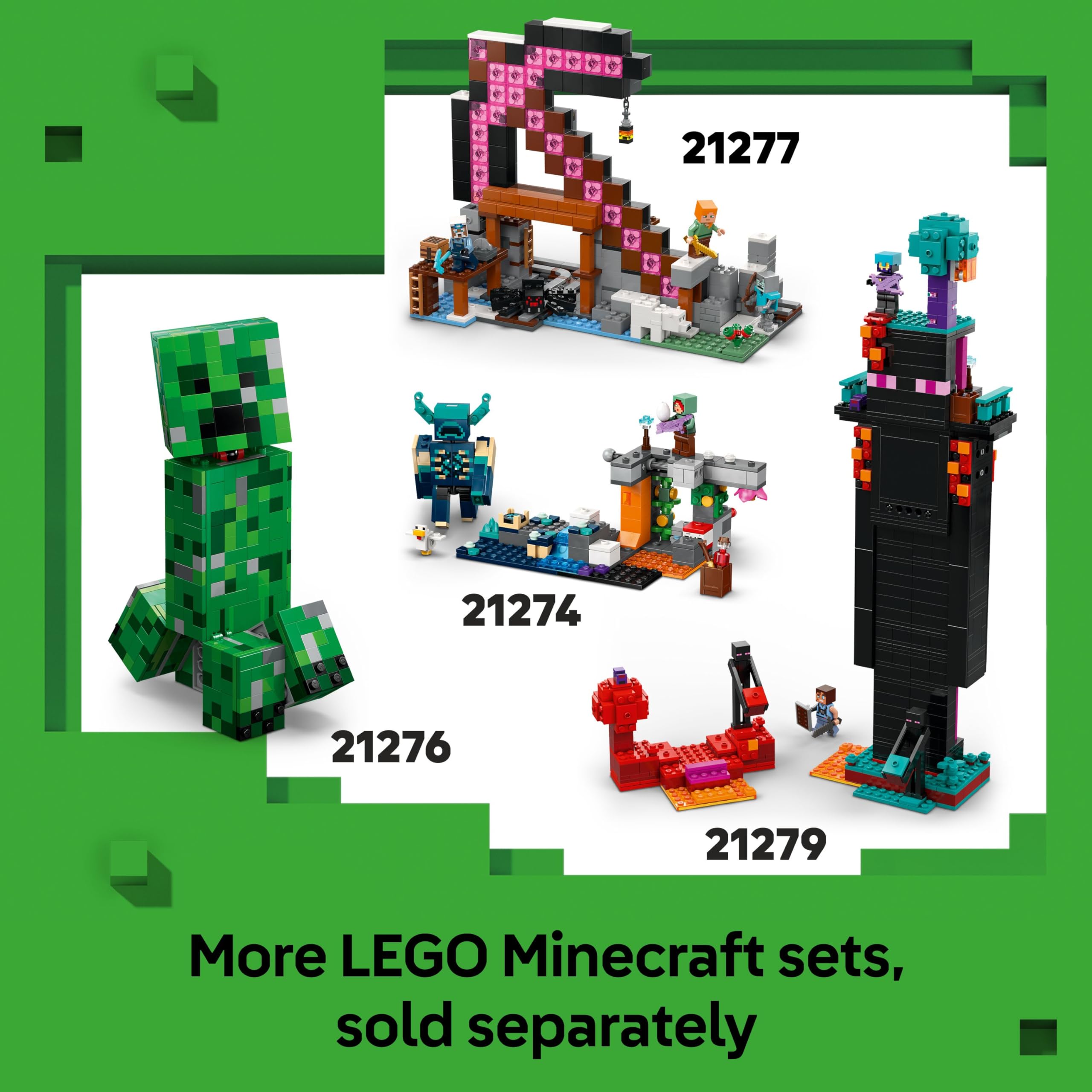 LEGO Minecraft The TNT Jungle House Building Set with Explosion Function - 287 Pieces 11