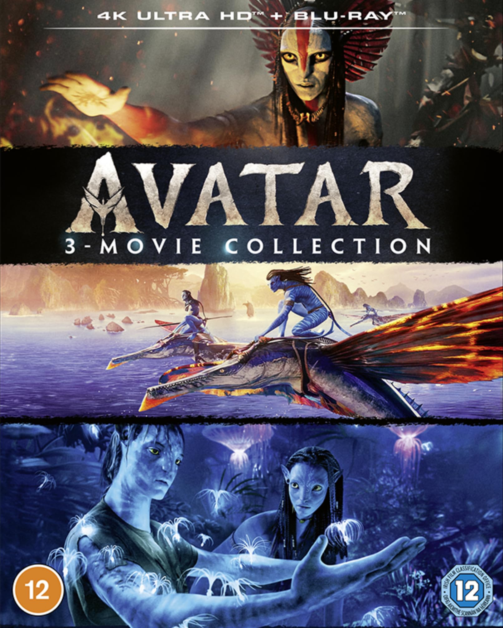 Avatar 3 Movie Collection 4K Ultra HD + Blu-ray [Region Free]