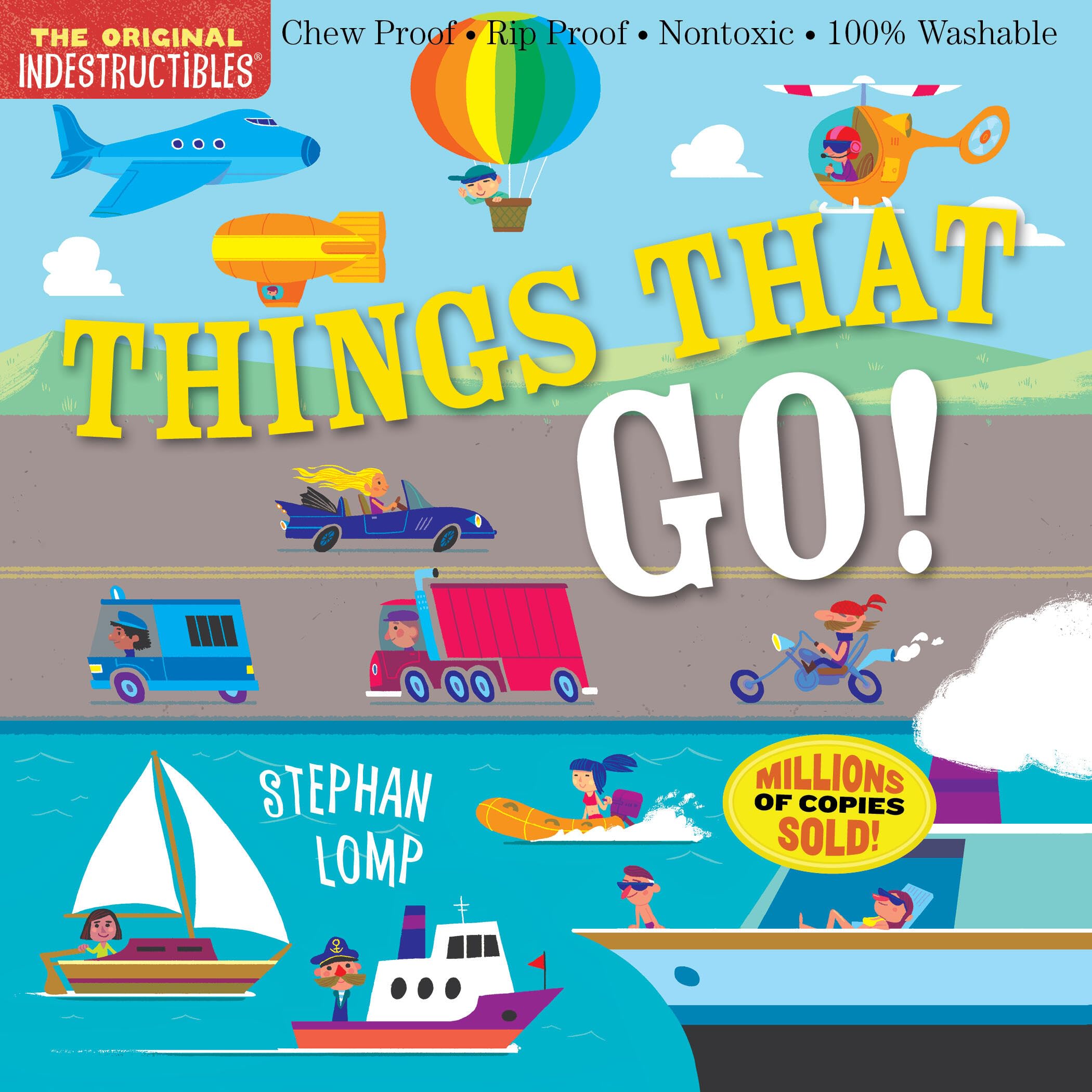 Indestructibles: Things That Go! - Chew Proof, Rip Proof, Washable | Paperback | Ages Baby - 2 Years 1