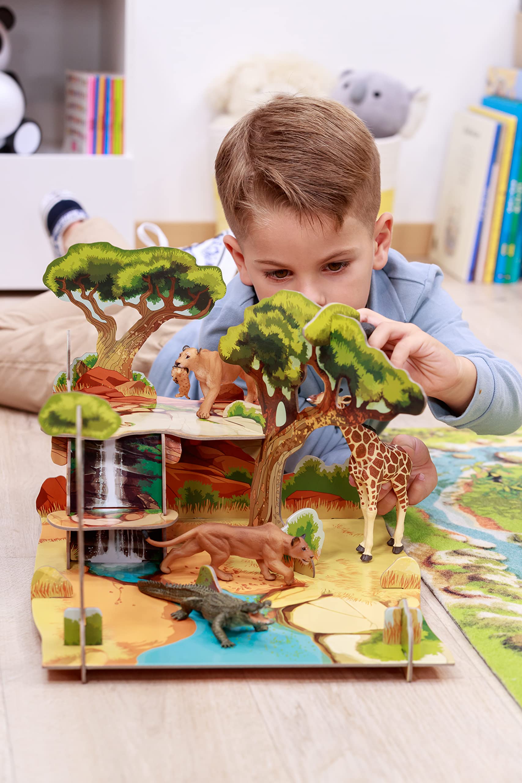 Papo White Lion Figurine - Wildlife Action Figure for Imaginative Play 10