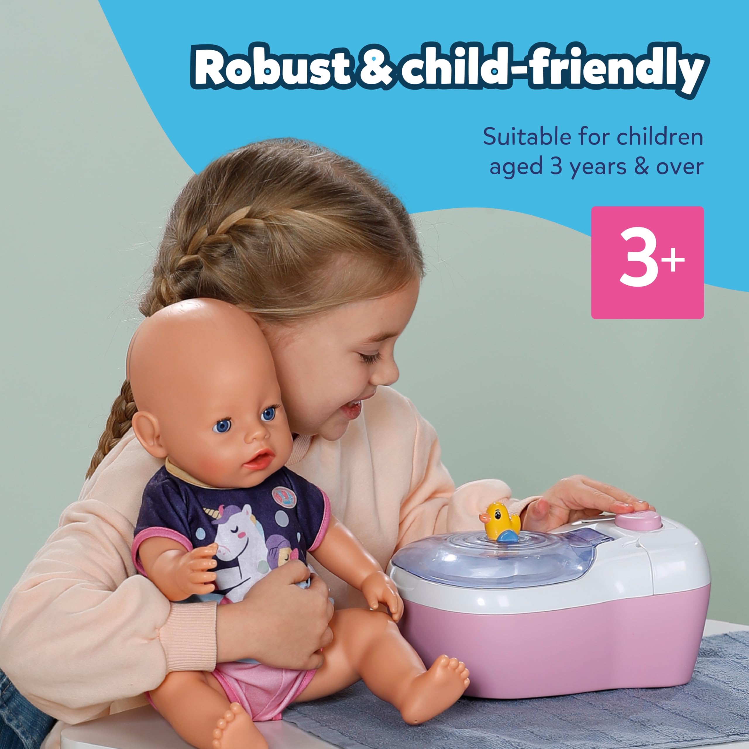 BABY born Toilet - Doll Toilet with Flushing Sounds, Toilet Song & Accessories 16