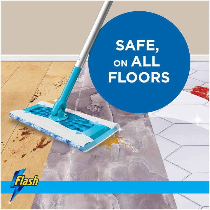 Flash - Speedmop Wet Mop Floor Cleaner Starter Kit with Scrubbing Action