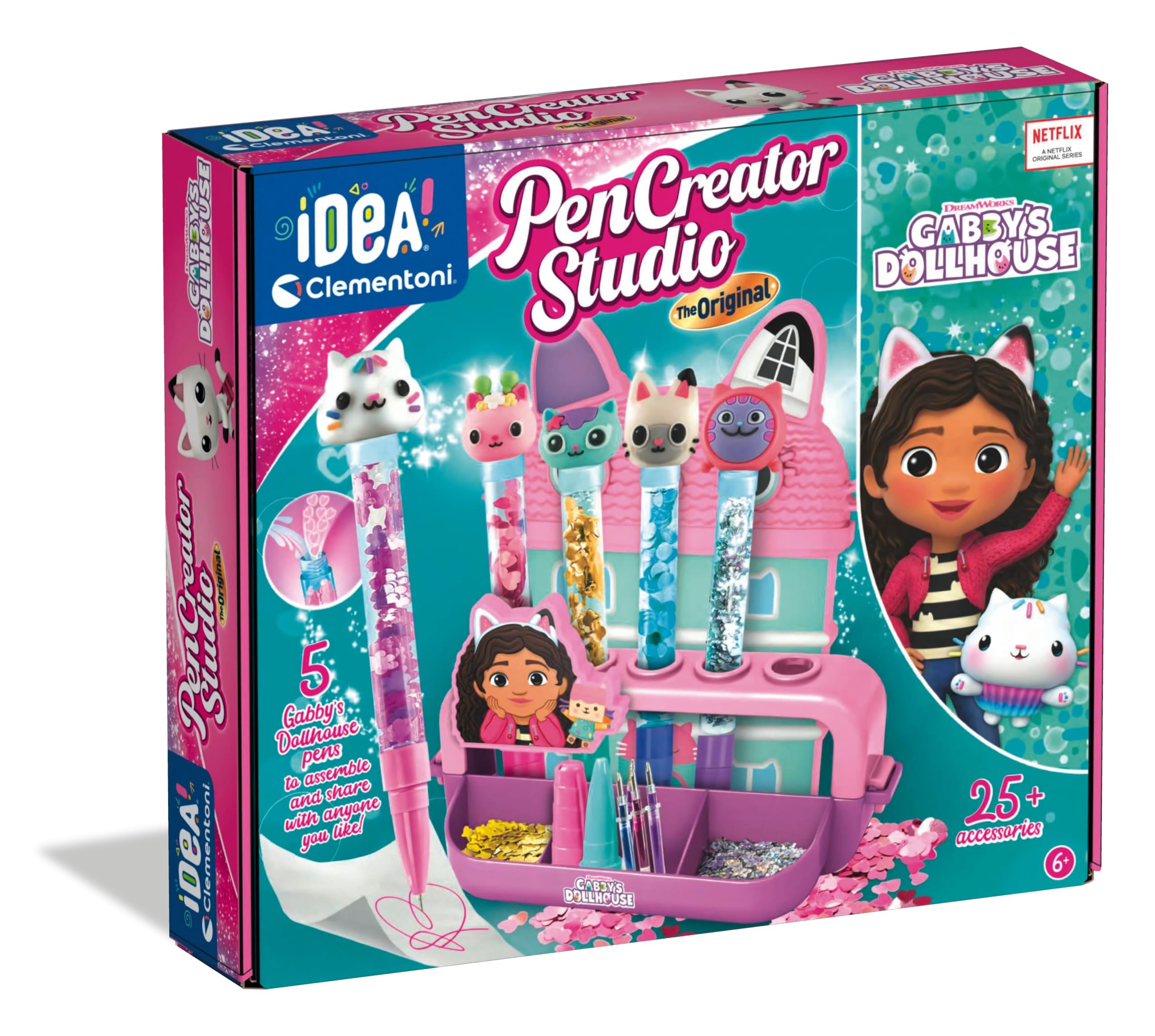 Clementoni Gabby’s Pen Lab - Create Gabby’s Dollhouse Pens with Themed Toppers 1