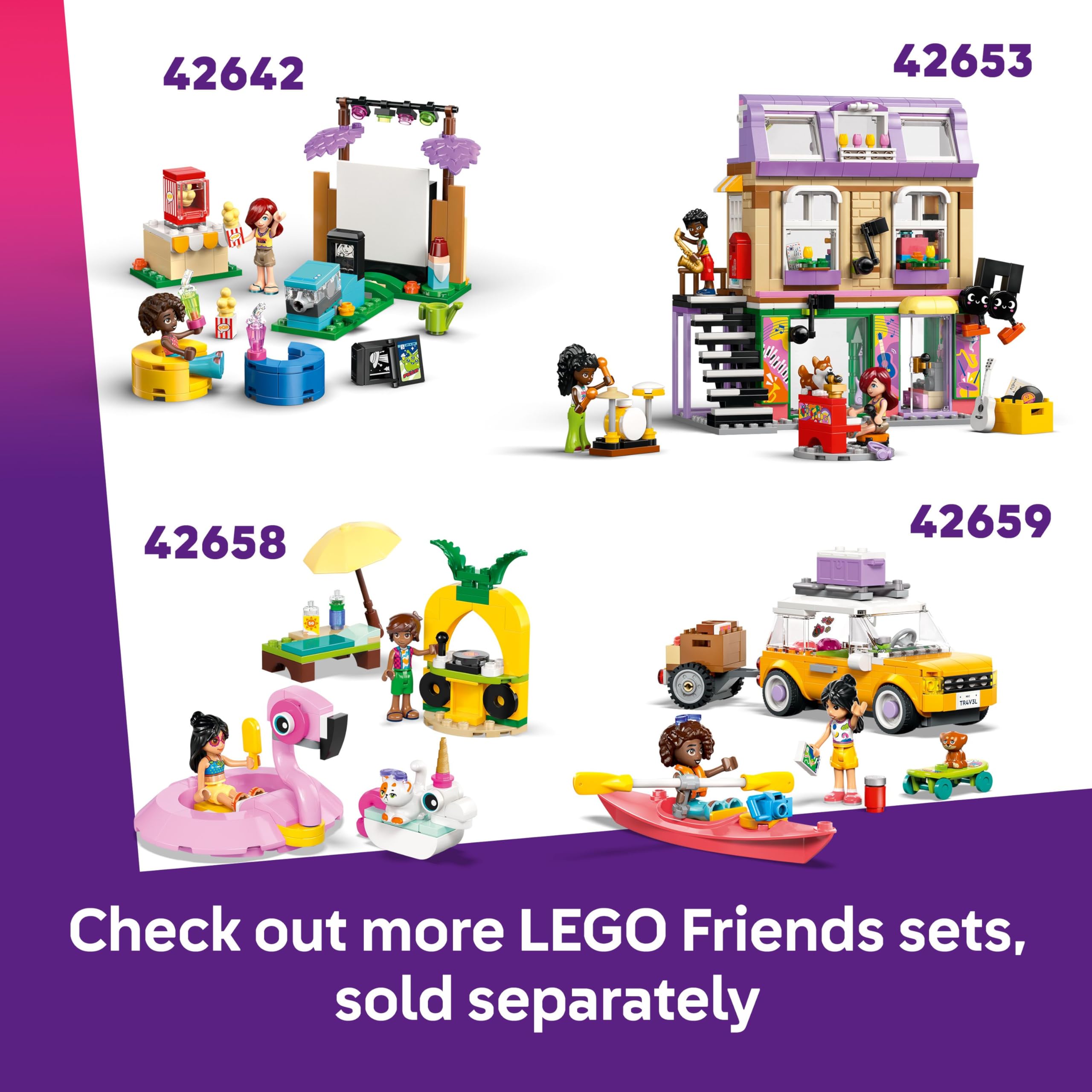 LEGO Friends Panda Sanctuary Animal Care Toy 42648 | Ages 7+ | Includes Tree House & Quad Bike 8