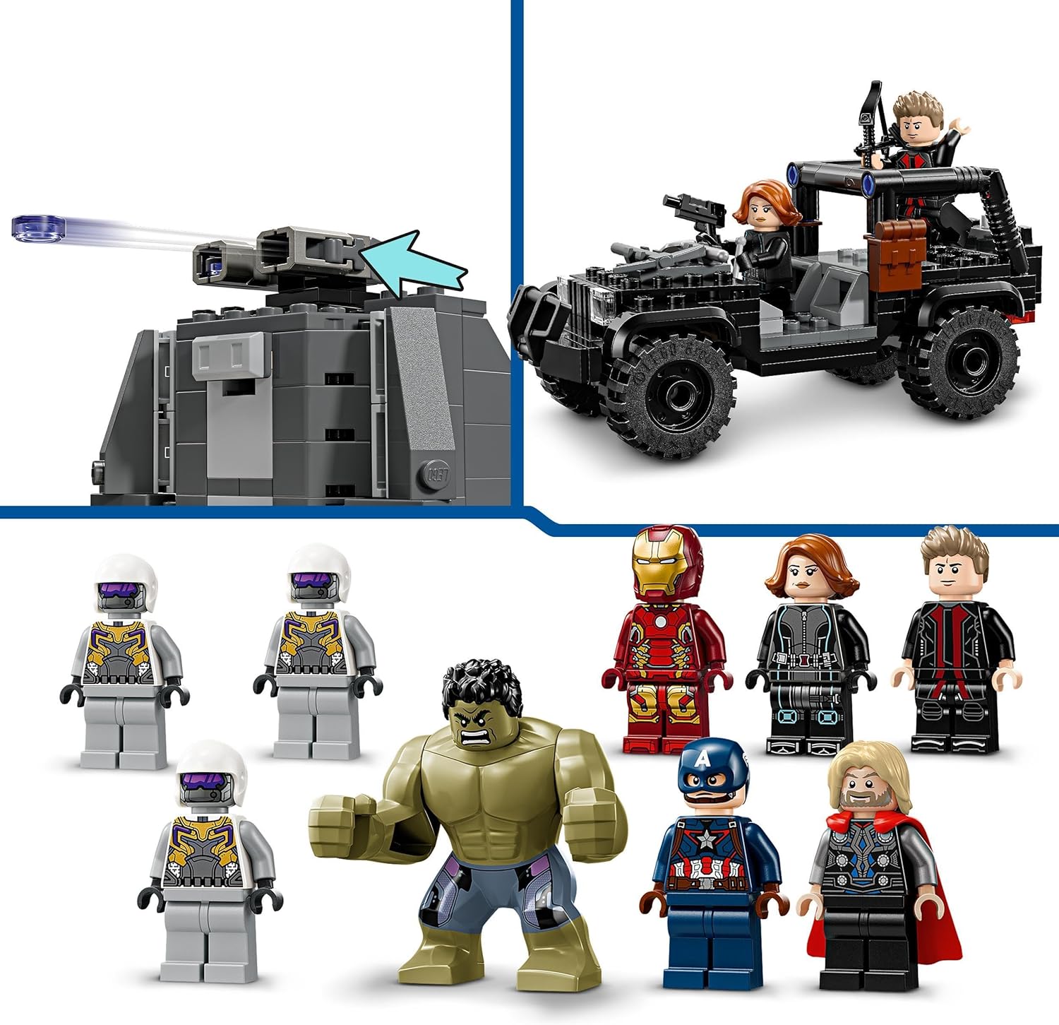 LEGO Marvel The Avengers Assemble: Age of Ultron - 613-Piece Buildable Super Hero Playset for Ages 10+