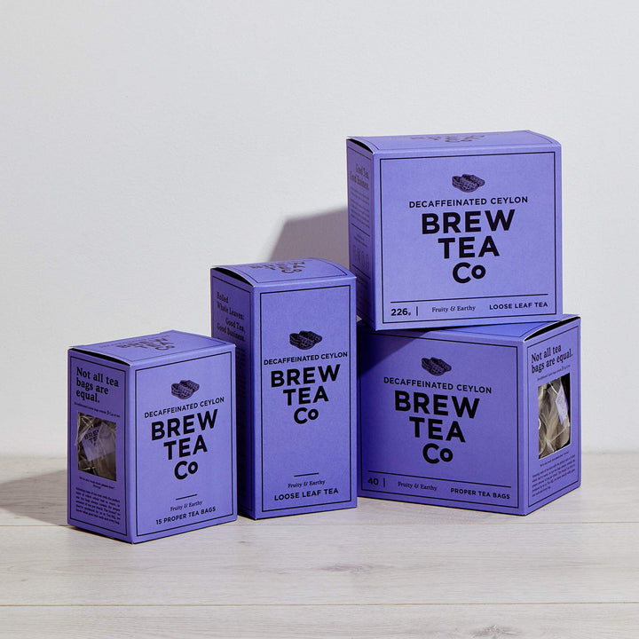 Brew Tea Co CO2 Decaffeinated Ceylon Loose Leaf Tea, 226 g