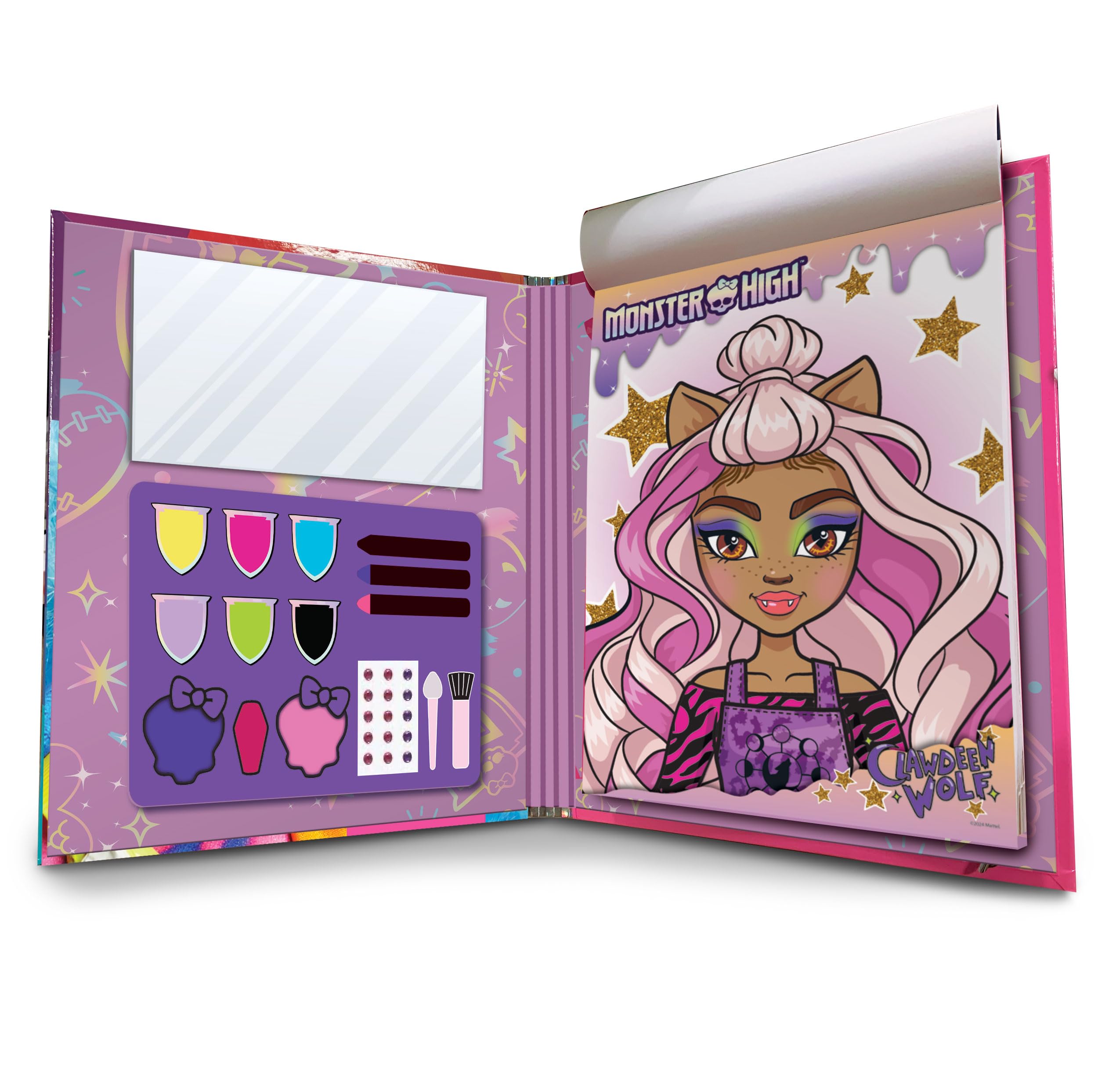 Lisciani Monster High Activity Book - Make-up and Colouring for Kids 6+ 2
