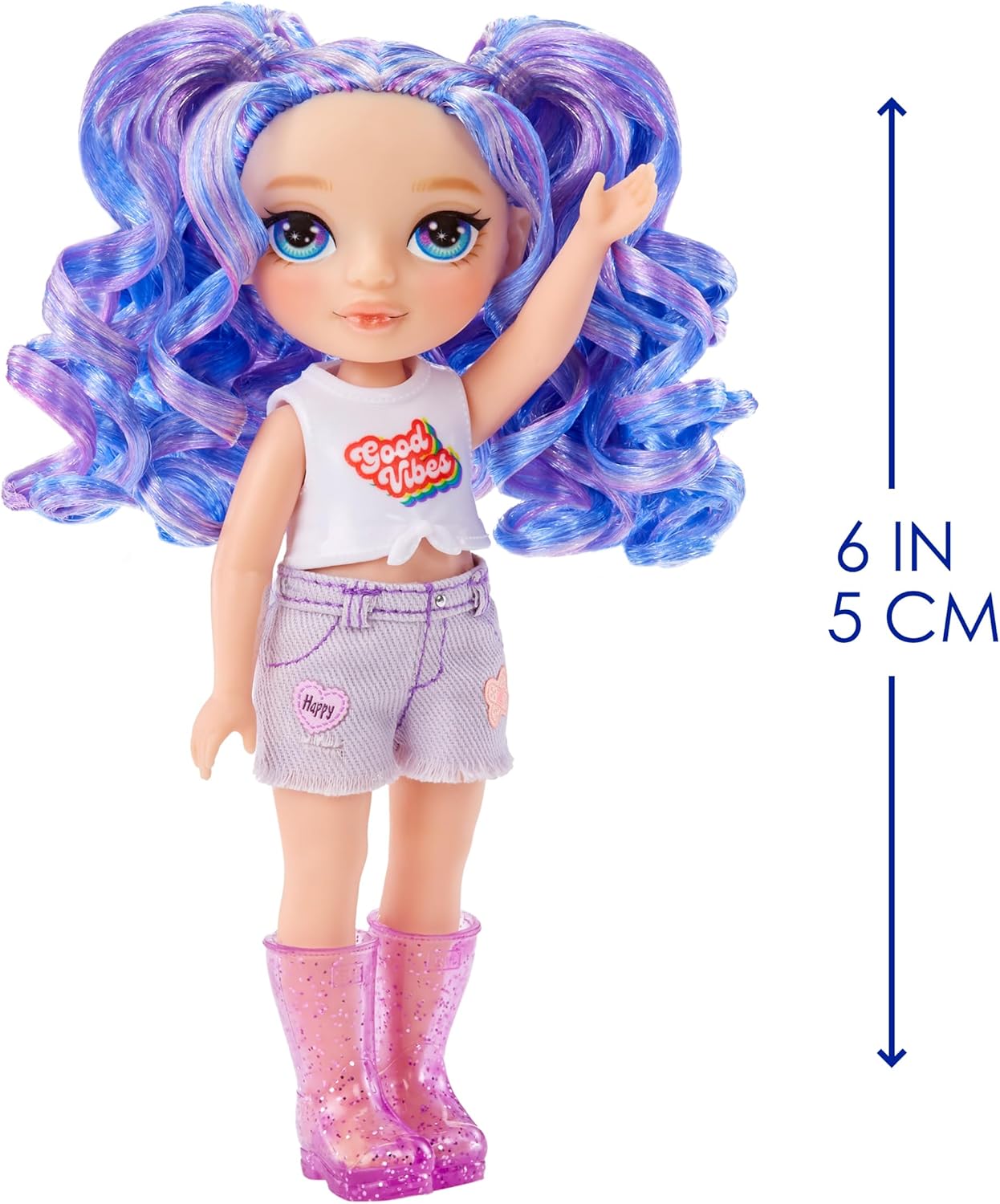 Rainbow High Amethyst Willow Purple 14 cm Posable Fashion Doll with Magical Pet 2