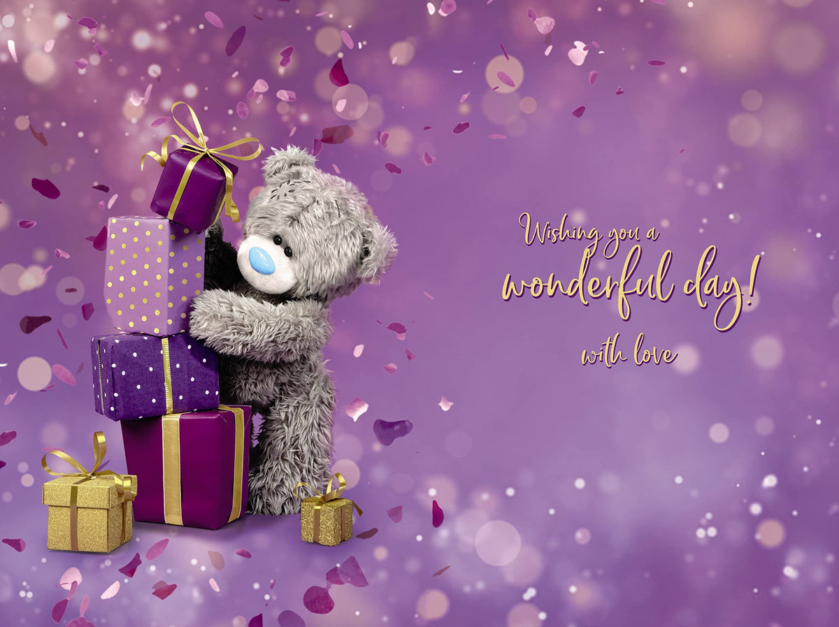 Me To You 40th Birthday Card - 3D Lenticular Finish | 16 cm x 24 cm | Unisex-Adults