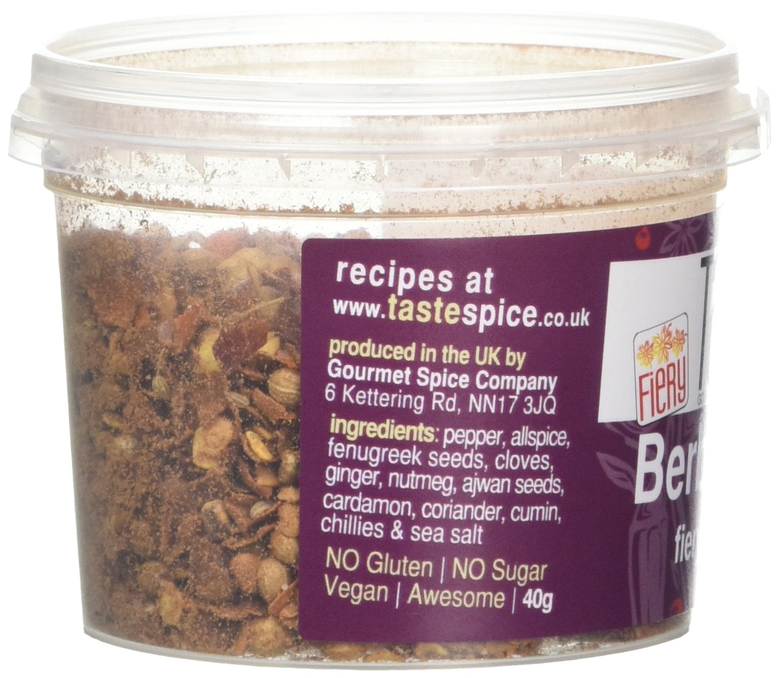 Gourmet Spice Company Hot Berbere Meat Seasoning Powder - Fiery Chilli Blend, 40g 3
